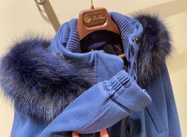 Loro Piana o1srvl11e0526 Icery Jacket in Blue Size M / US 6-8 / IT 42-44 - 5 Thumbnail