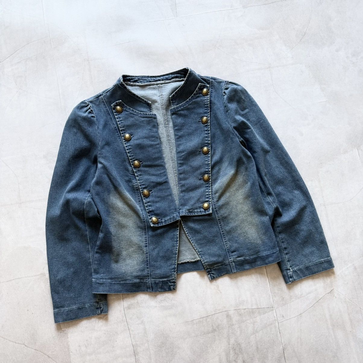 Hysteric Glamour × Undercover 00s Napoleon Military Jacket Vintage Coat PPFM Balmain Vibe Size L / US 10 / IT 46 - 1 Thumbnail
