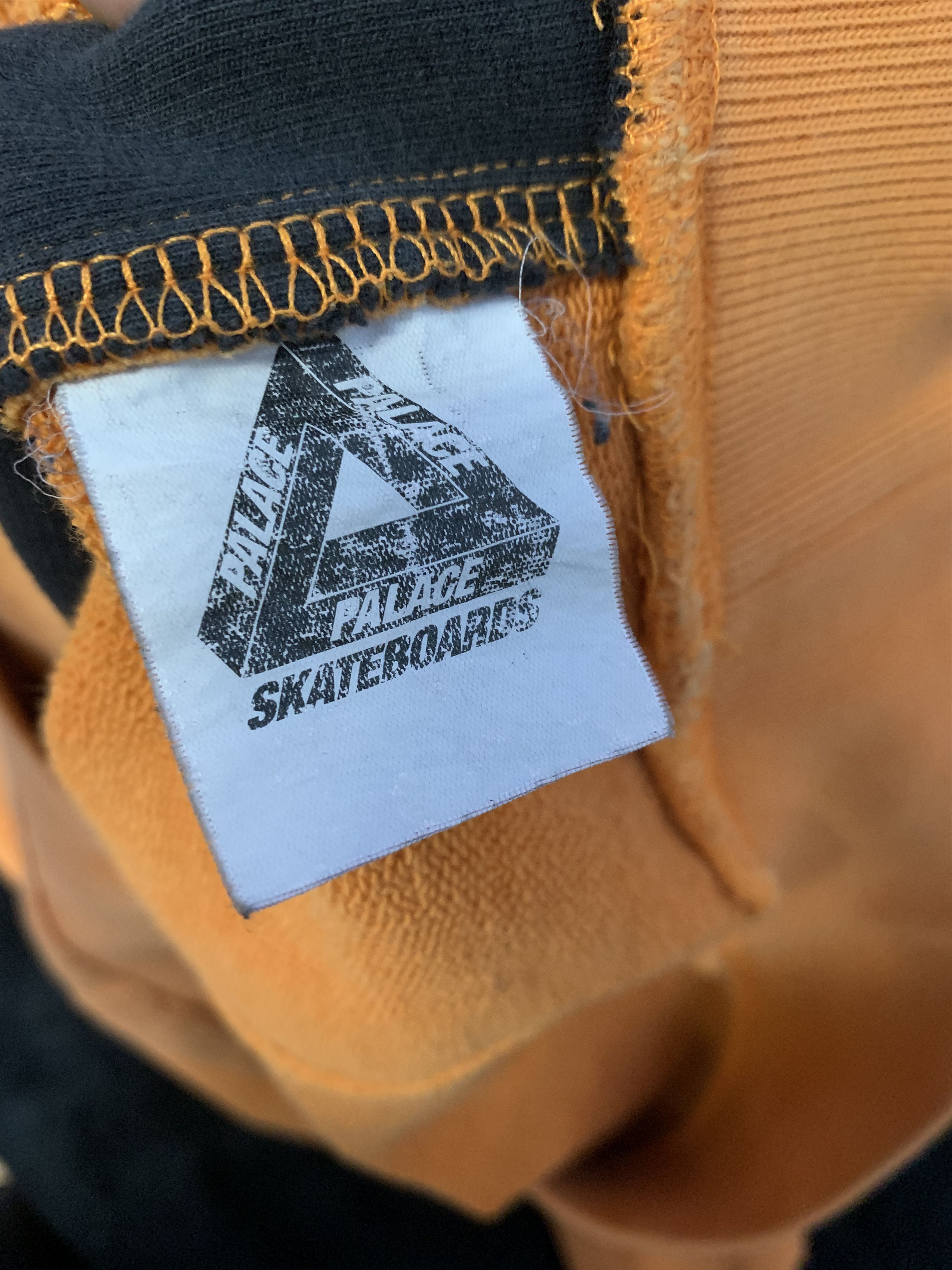 Palace PALACE Hoodie ⊛ ORANGE/BLACK ⊛ Gently Worn/Flawed Size US M / EU 48-50 / 2 - 11 Thumbnail