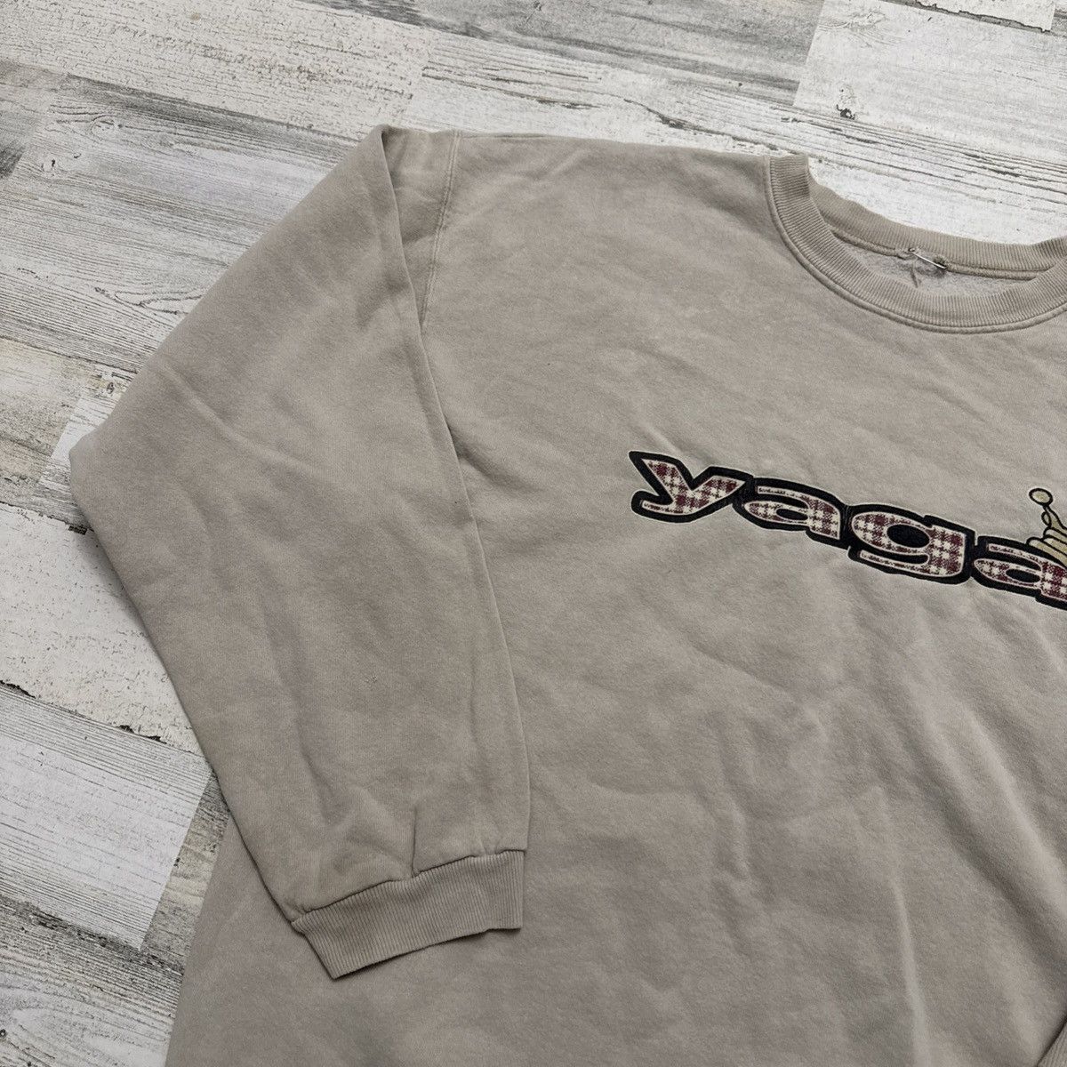 Vintage Vintage 90s YAGA Skateboarding Crew Sweatshirt Crown XL/XXL Size US XL / EU 56 / 4 - 5 Thumbnail