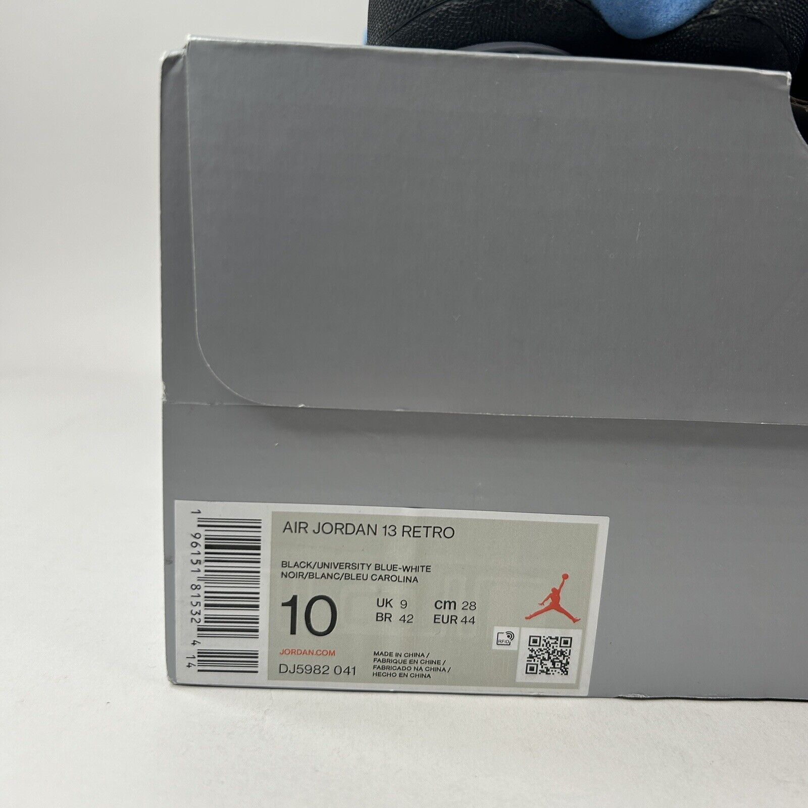 Nike Nike Air Jordan 13 Retro OG “Black University Blue/UNC” 2024 Size US 10 / EU 43 - 5 Thumbnail