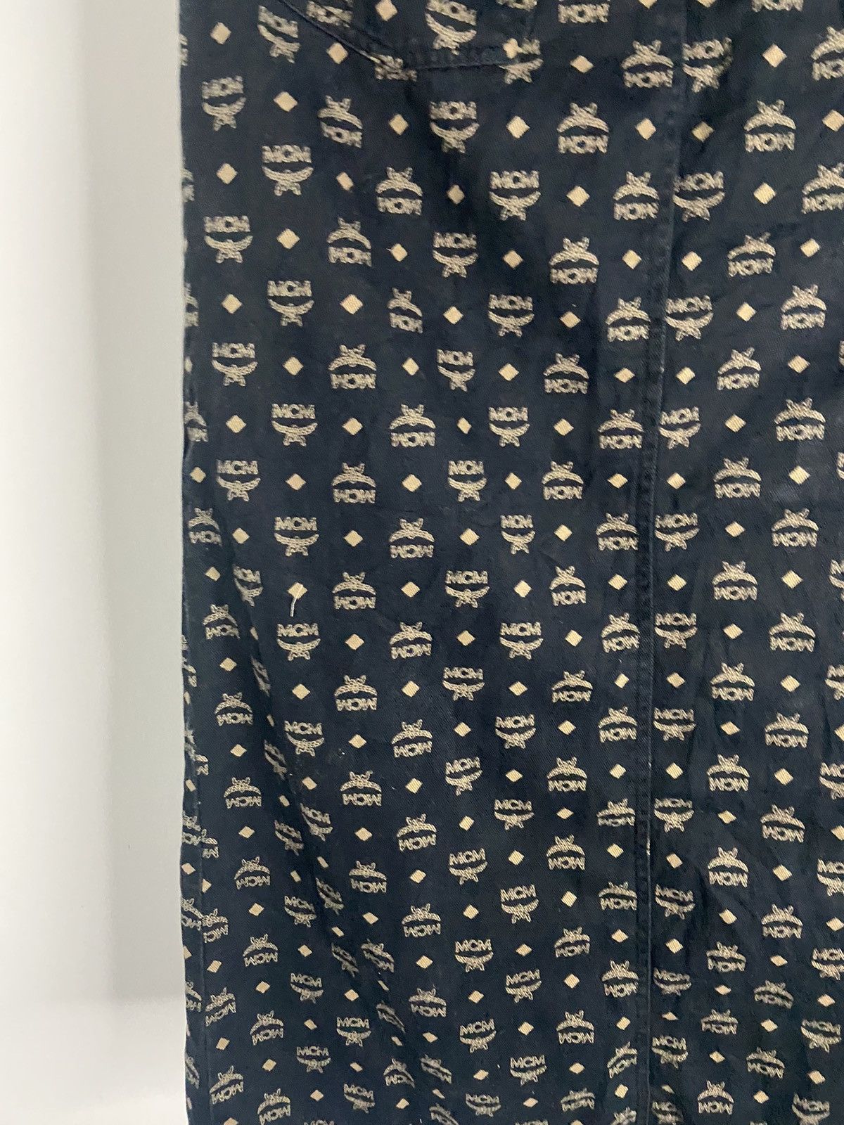 MCM × Vintage MCM MIDI SKIRT FULL LOGO MCM😊❤️ Size 31" - 7 Thumbnail