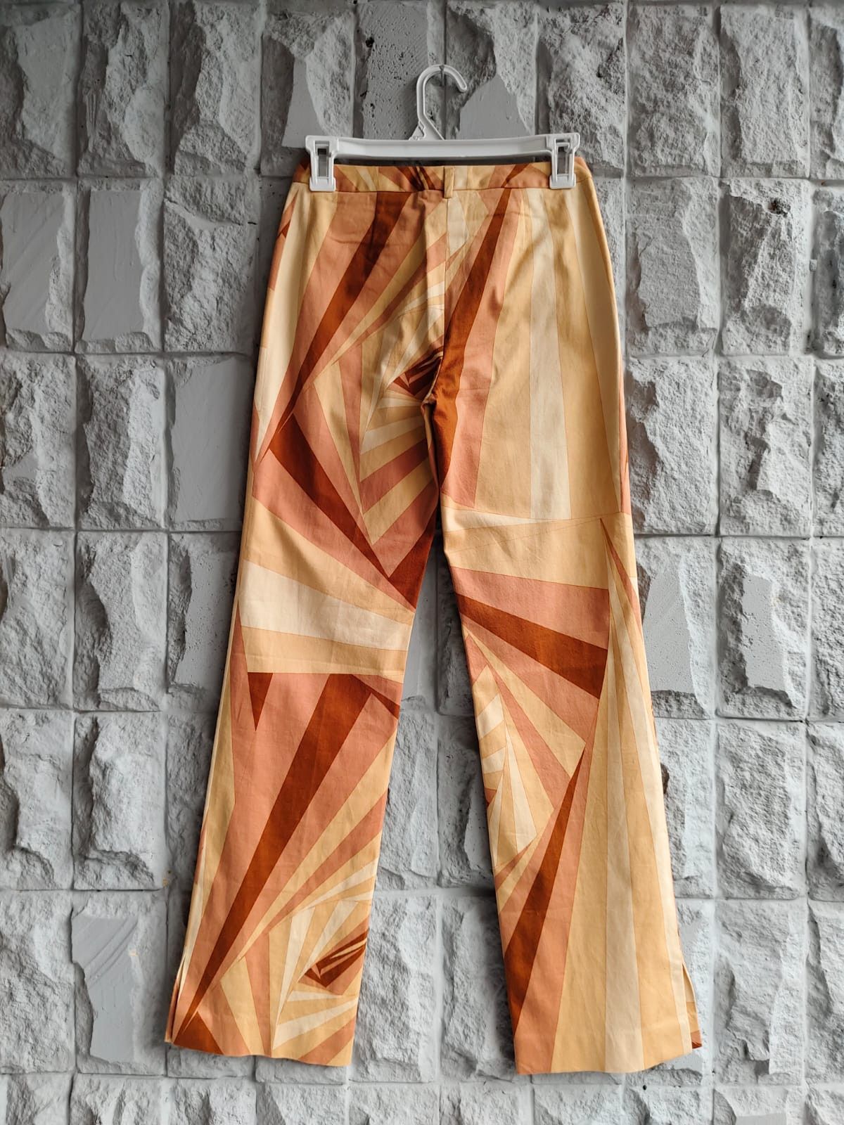 Versace × Versus Versace 💥Vintage Versus Versace Stripe Pattern Pants Size 27" / US 4 / IT 40 - 2 Thumbnail