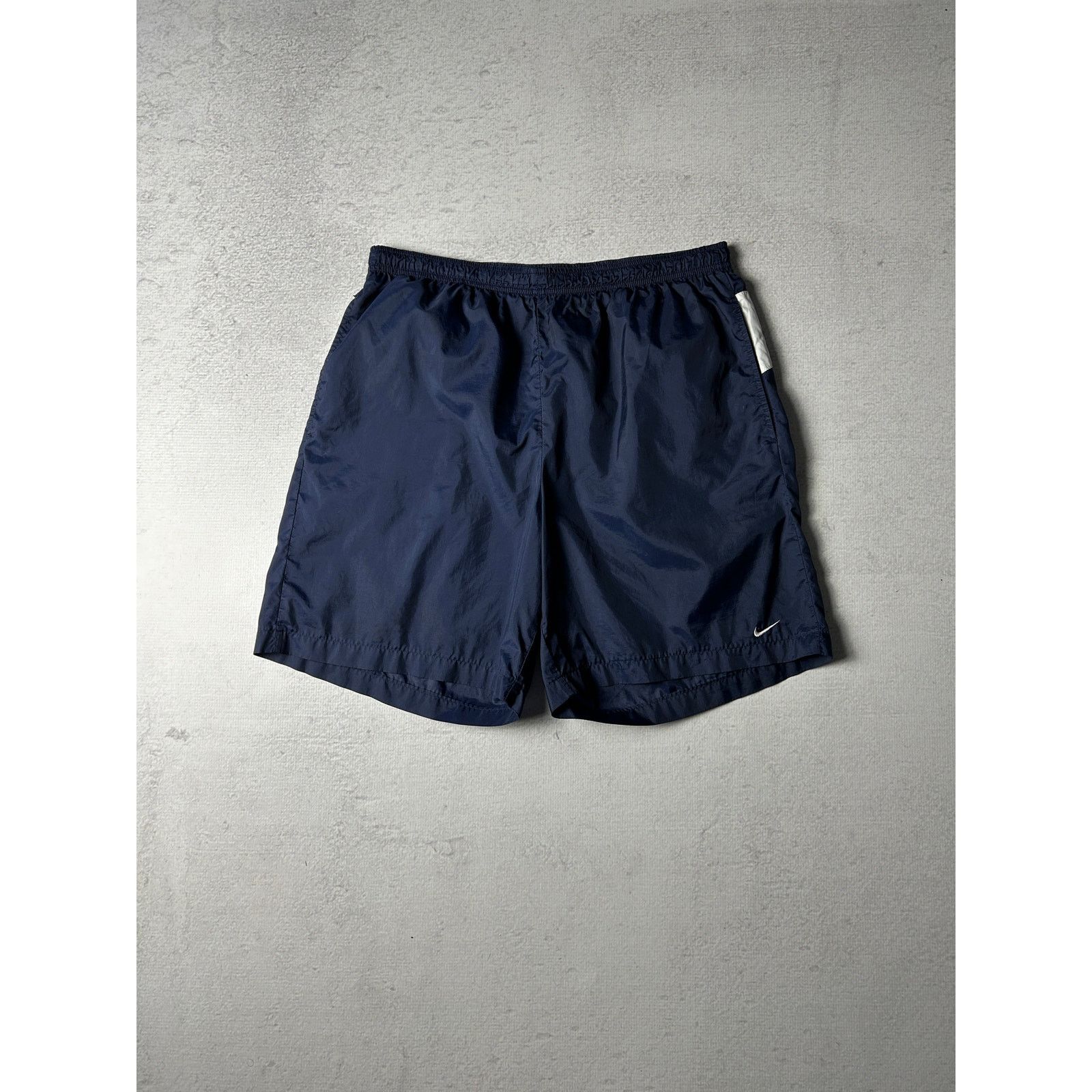 Nike Vintage 90s Nike Blue Track Shorts - Men's XL, Menswear Size US 34 / EU 50 - 2 Thumbnail