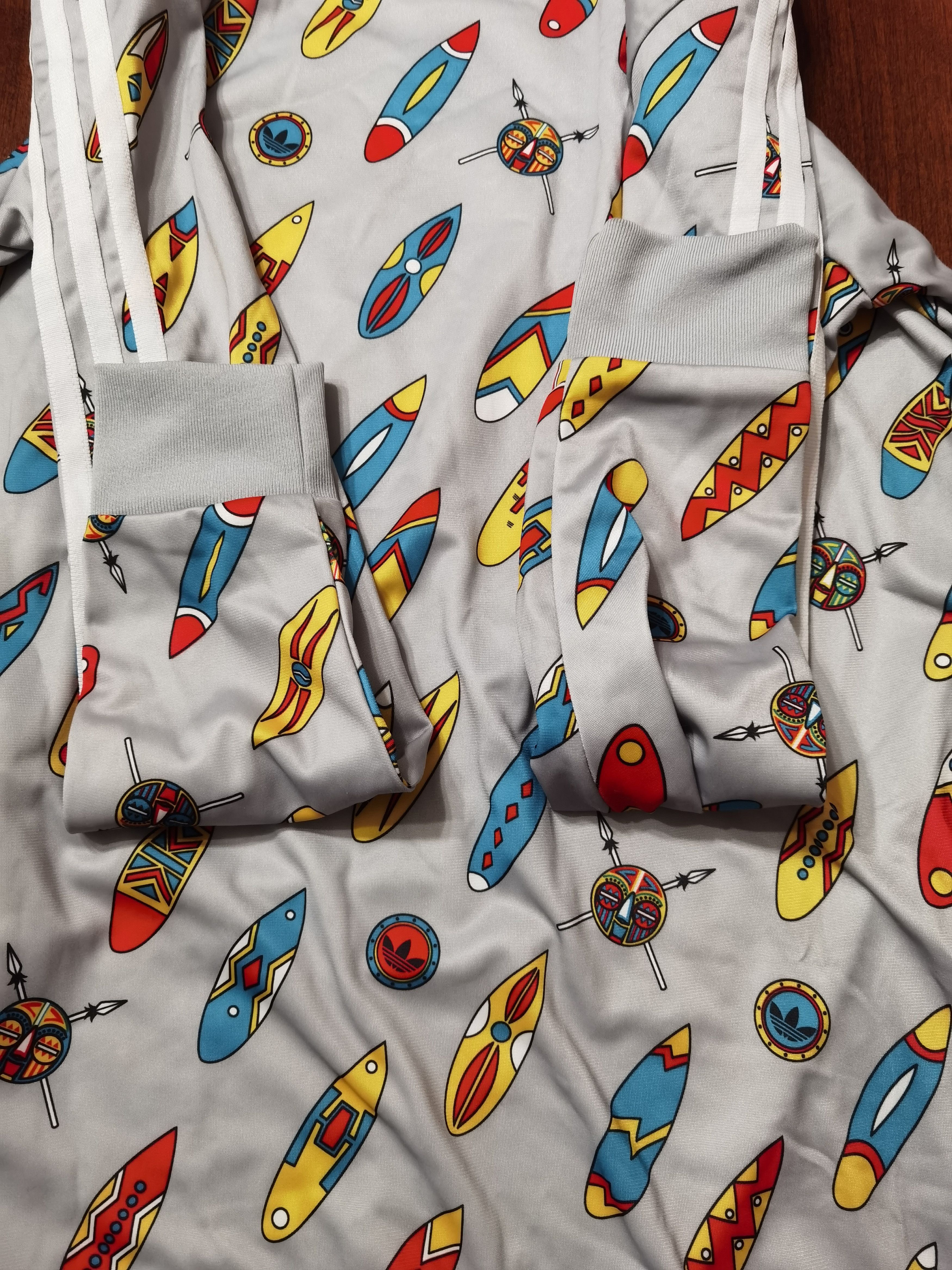 Adidas × Jeremy Scott Adidas Jeremy Scott African Surfboards Dress Jumper M P14055 Size M / US 6-8 / IT 42-44 - 10 Thumbnail