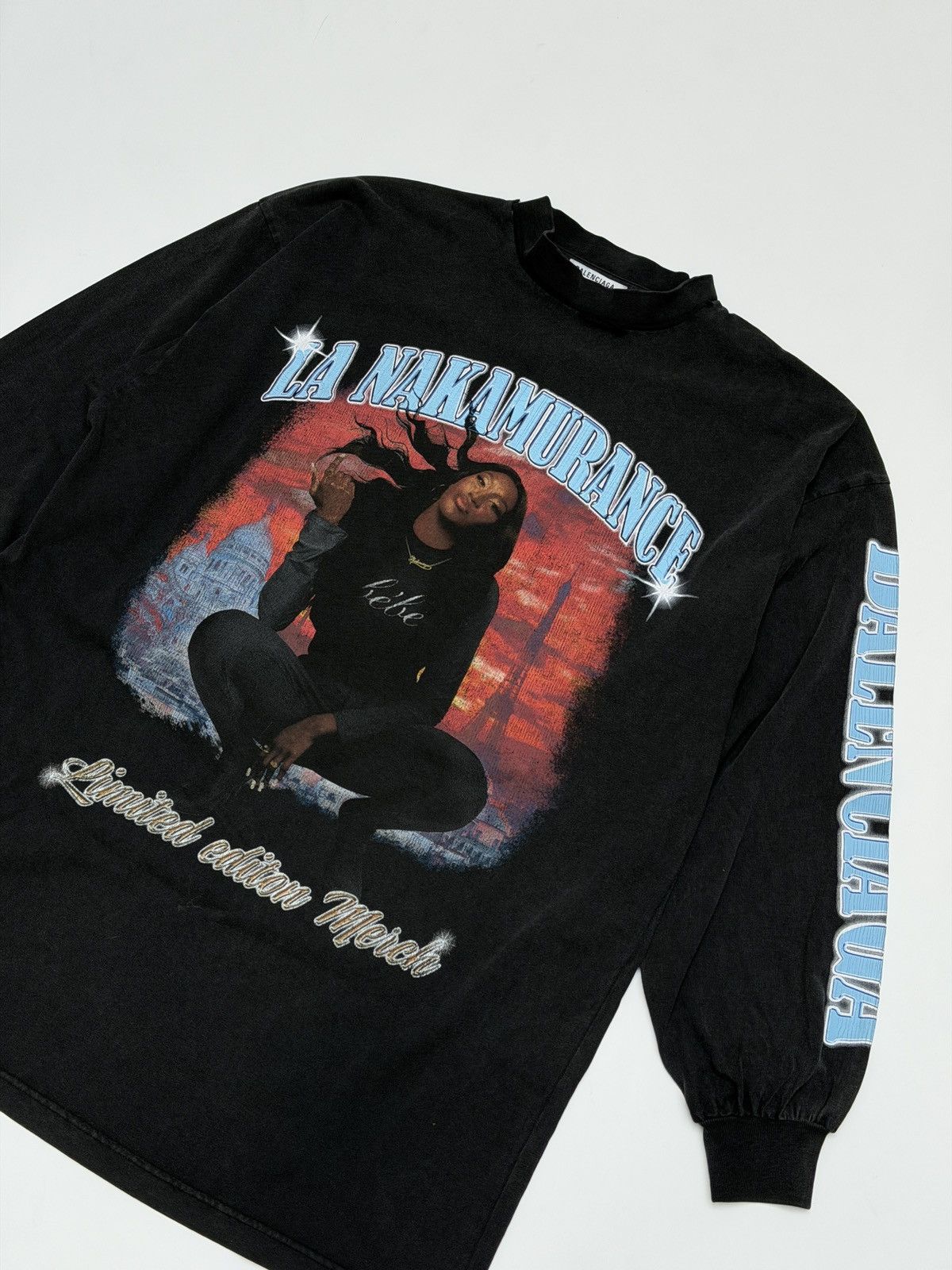 Balenciaga Balenciaga Aya Nakamura Longsleeve Tee Shirt Size US M / EU 48-50 / 2 - 3 Thumbnail