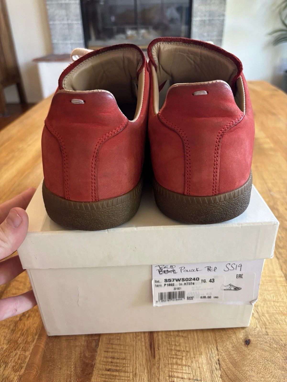 Maison Margiela GAT Replica Red Paint Splatter 10 43