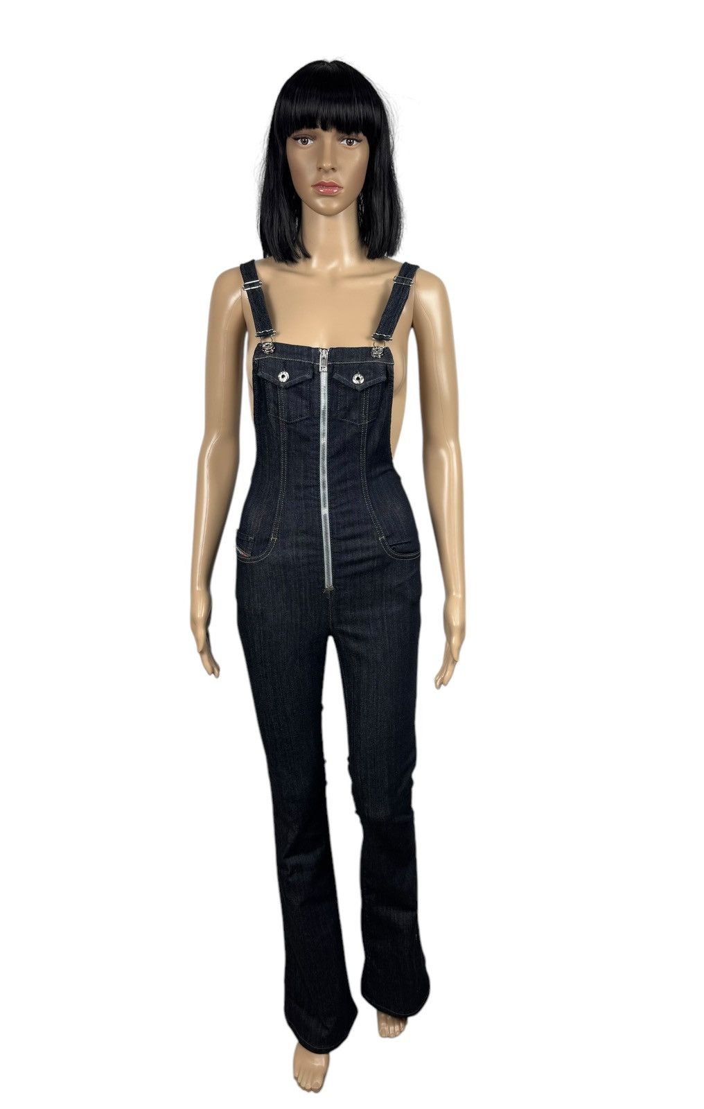 Diesel Diesel Denim Overall Jumpsuit size XXS Size 23" - 1 Thumbnail