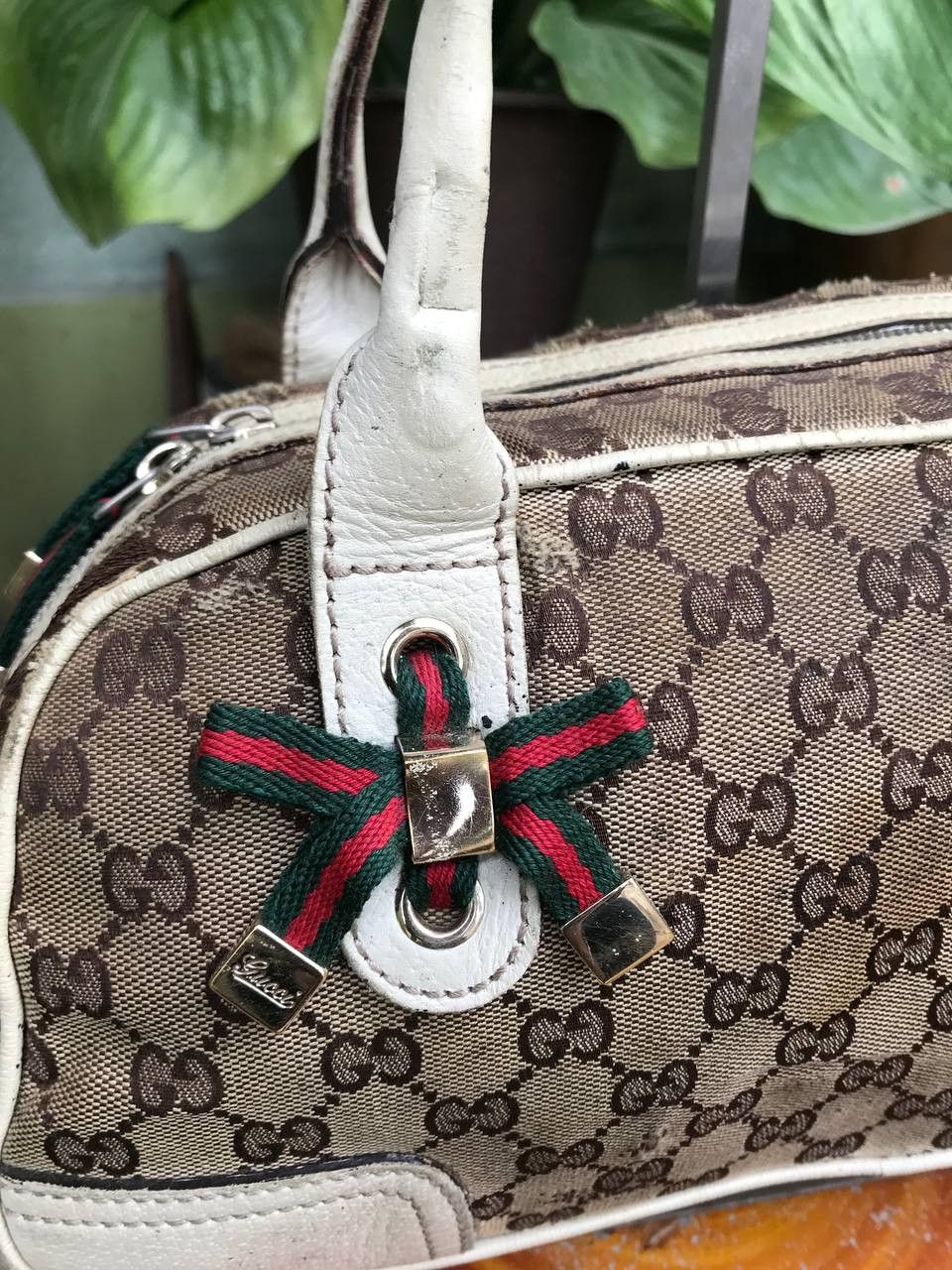 Gucci × Vintage Vintage Gucci GG Boston Bag Size ONE SIZE - 7 Thumbnail