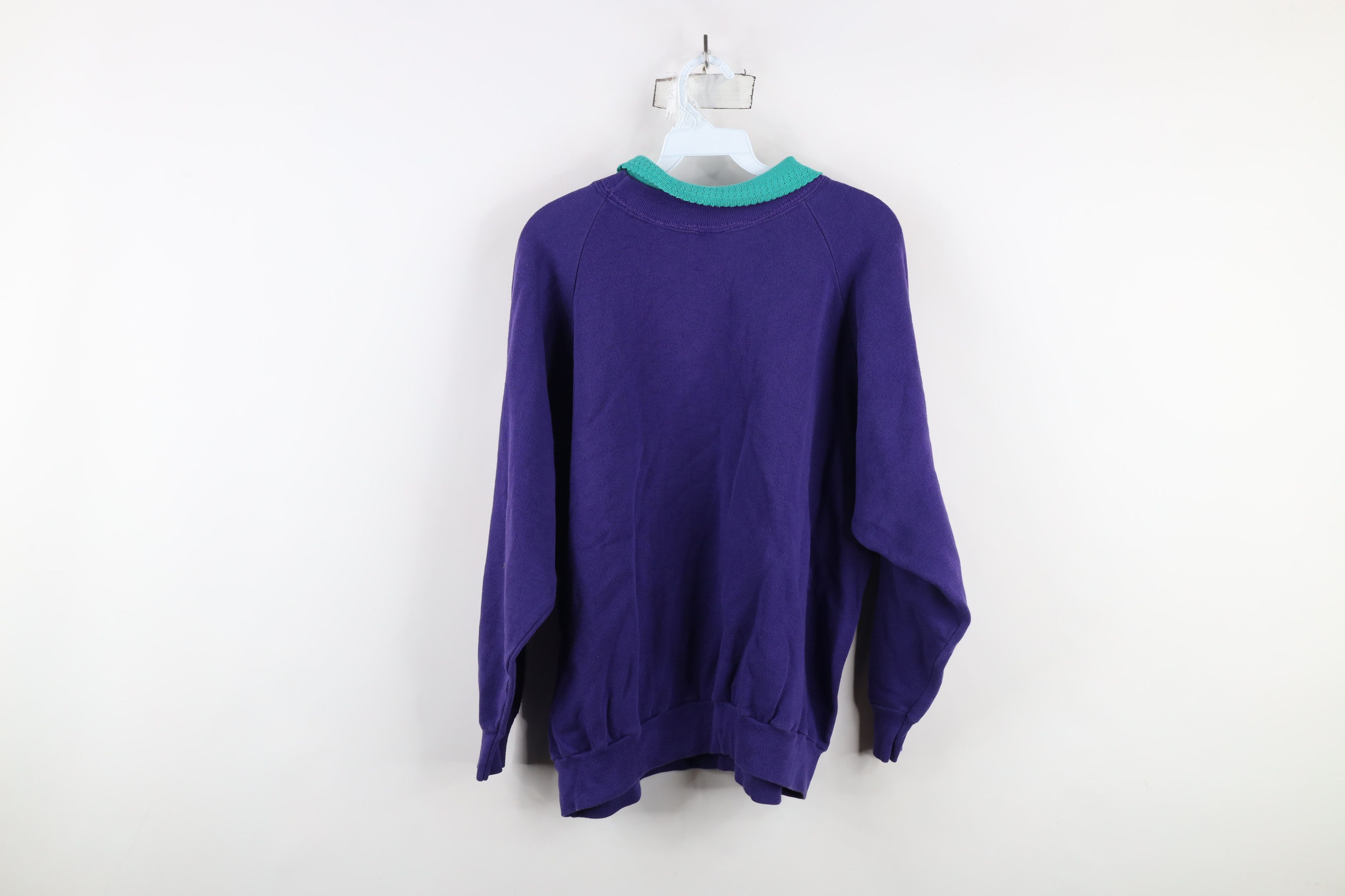 Vintage Vintage 90s Streetwear Farmhouse Collared Sweatshirt USA Size XXL / US 16-18 / IT 52-54 - 13 Thumbnail
