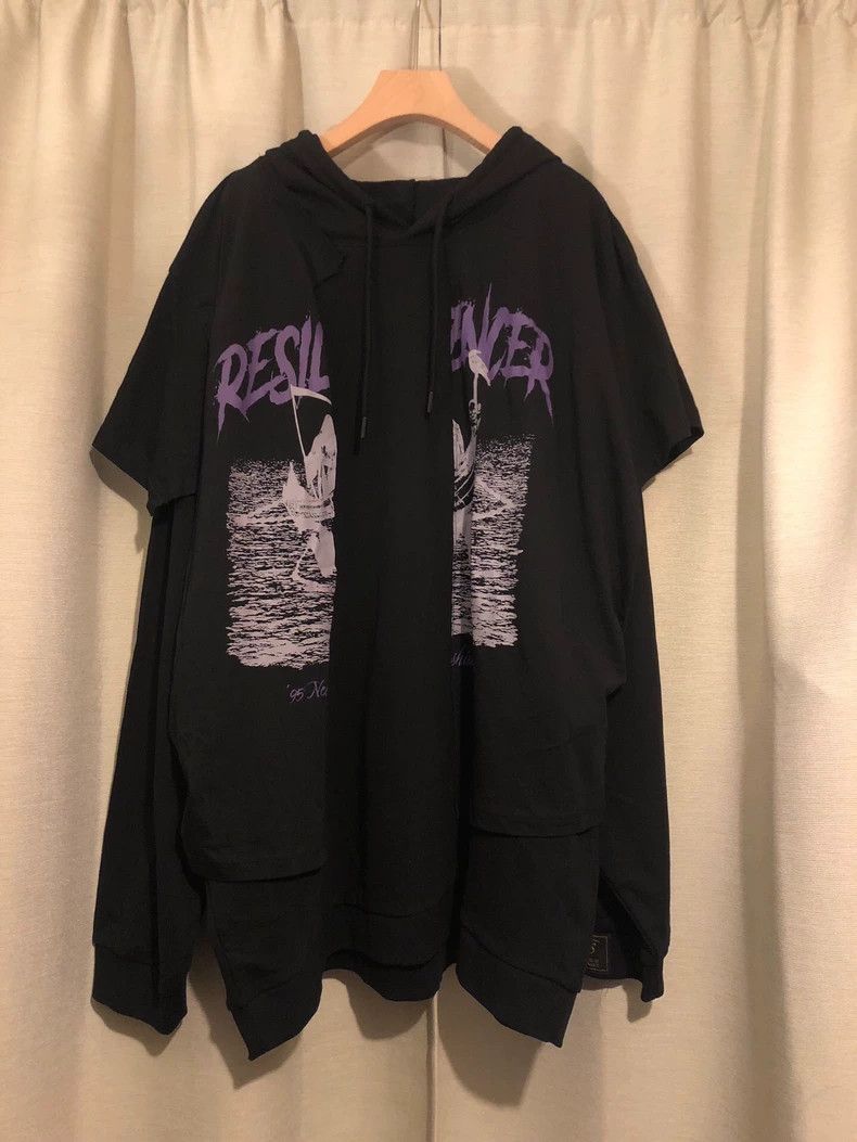 Raf Simons RAF SIMONS Graphic Print Oversized Hoodie- DMC Size US L / EU 52-54 / 3 - 1 Thumbnail