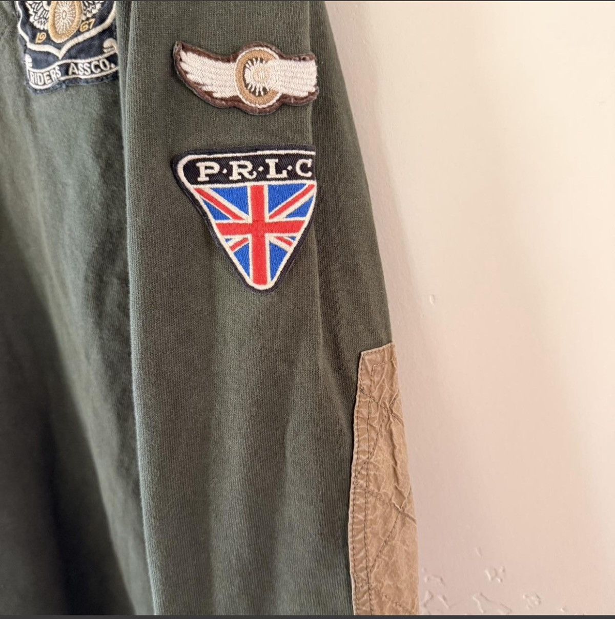 Polo Ralph Lauren Vintage Rare Polo Ralph Lauren Long Sleeve Polo With Patches Size US XL / EU 56 / 4 - 4 Thumbnail