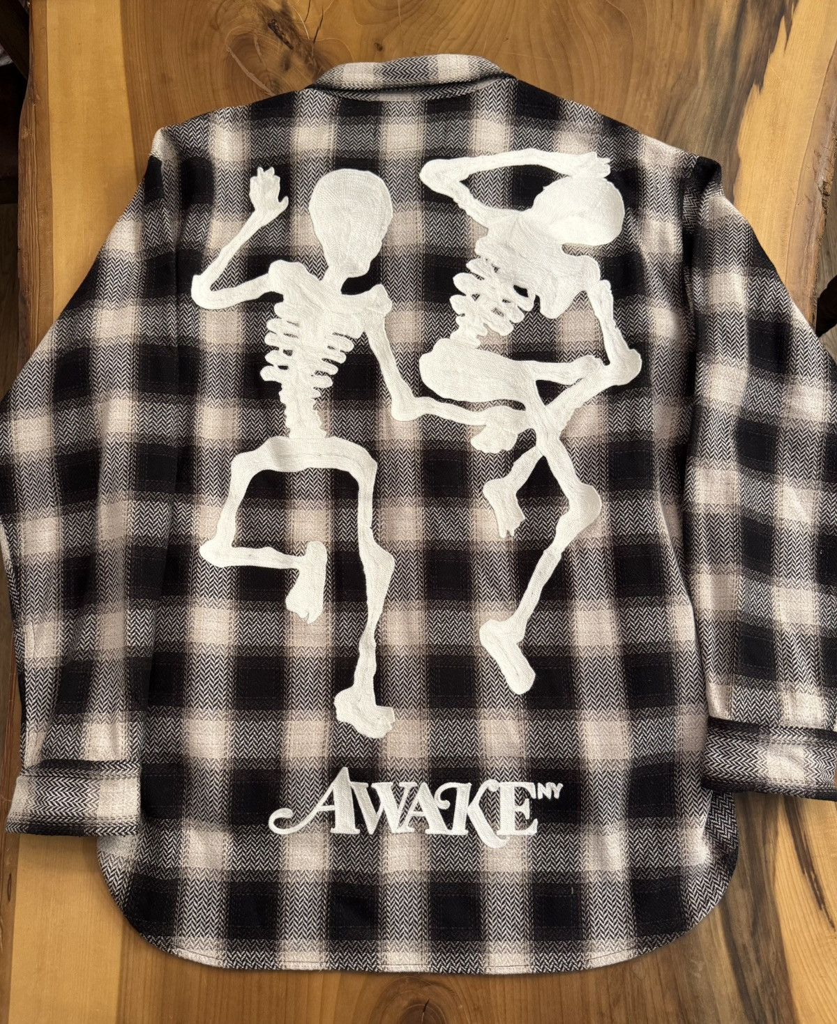 Awake NY Awake NY End & Beginning Embroidered Flannel Shirt Size US L / EU 52-54 / 3 - 1 Thumbnail