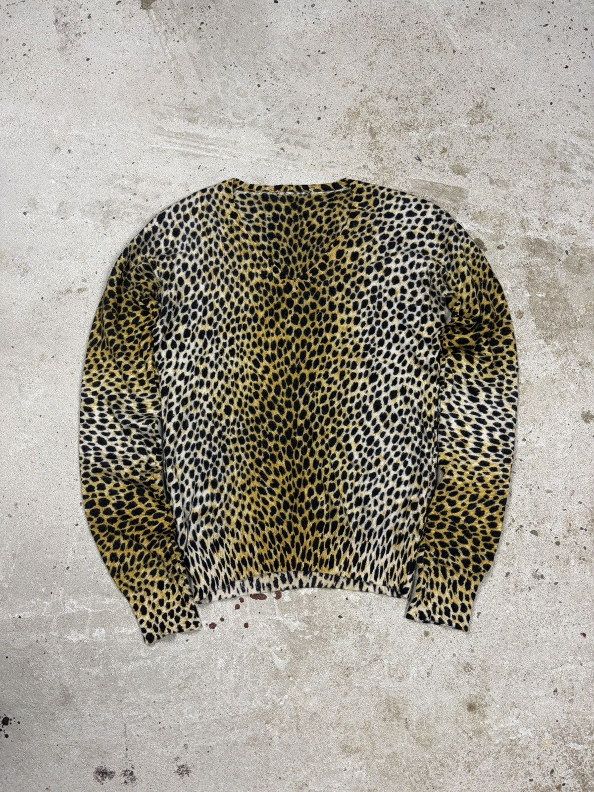 Dolce & Gabbana Vintage 2000s Dolce & Gabbana Leopard Print Cashmere Sweater Size S / US 4 / IT 40 - 1 Thumbnail