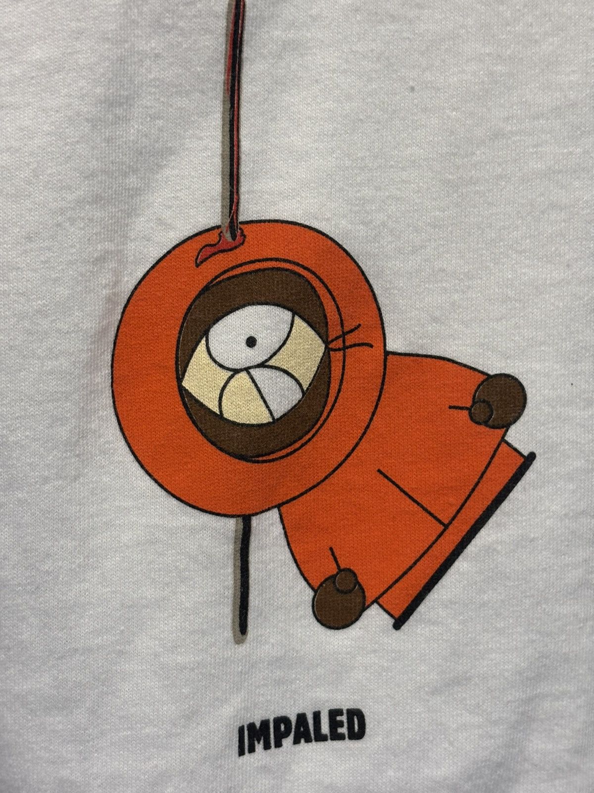 Gildan 1998 Vtg. South Park THE MANY DEATHS OF KENNY White Shirt XL Size US XL / EU 56 / 4 - 6 Thumbnail