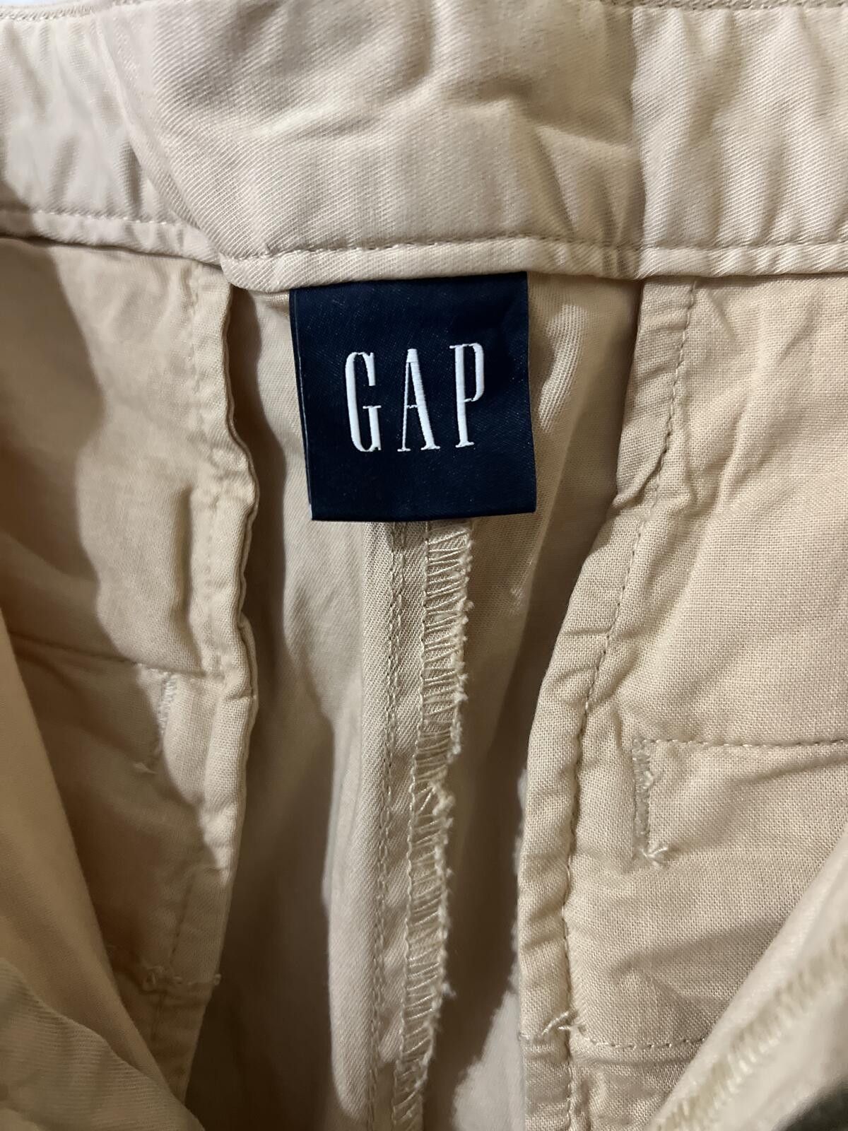 Gap Gap sz10 Wide Leg Beige pleated khaki NWT Coastal grandma Size 32" / US 10 / IT 46 - 4 Thumbnail
