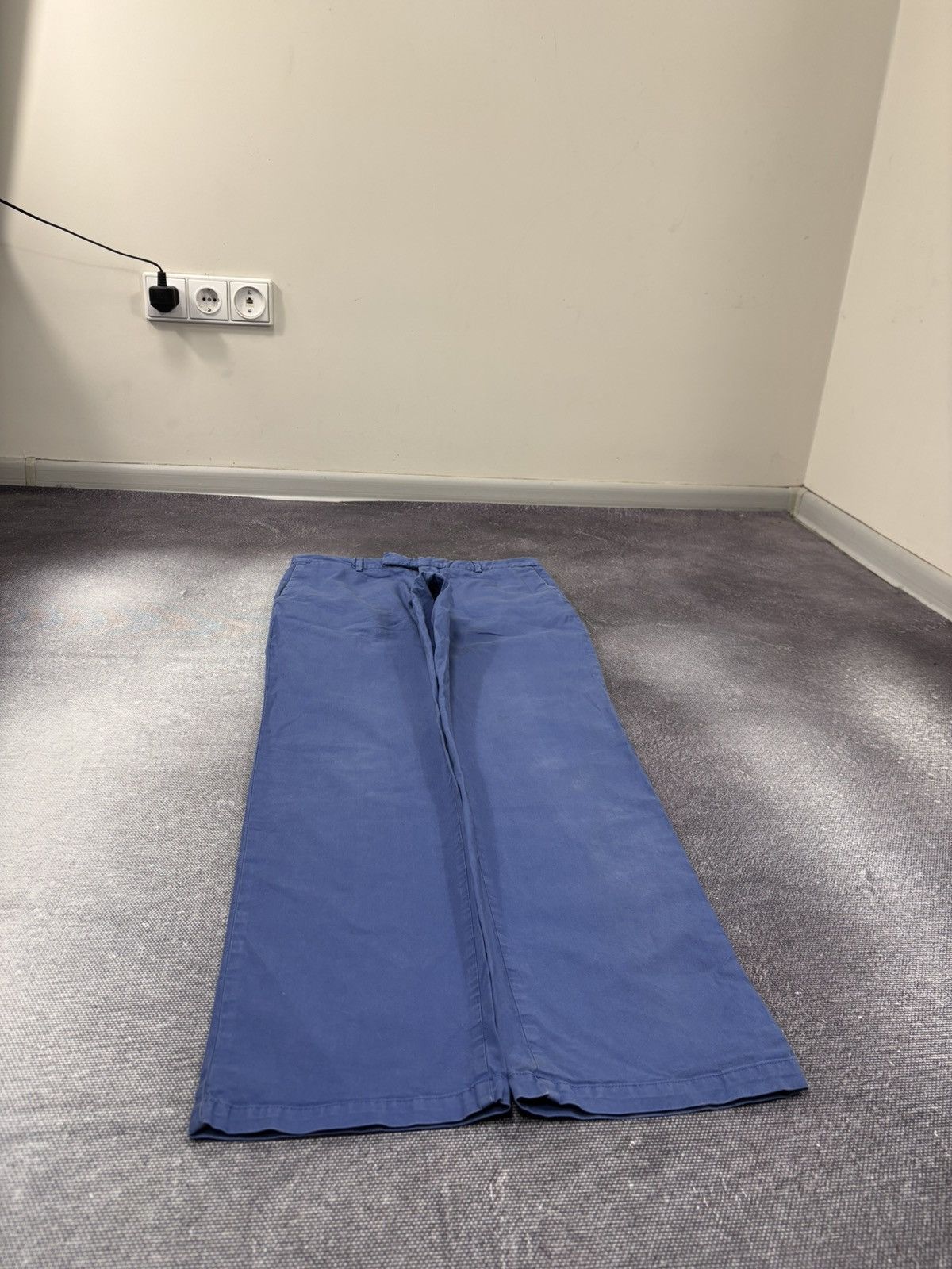 Polo Ralph Lauren Polo Ralph Lauren Men’s Blue Stretch Chino Pants Trousers Size US 31 - 3 Thumbnail