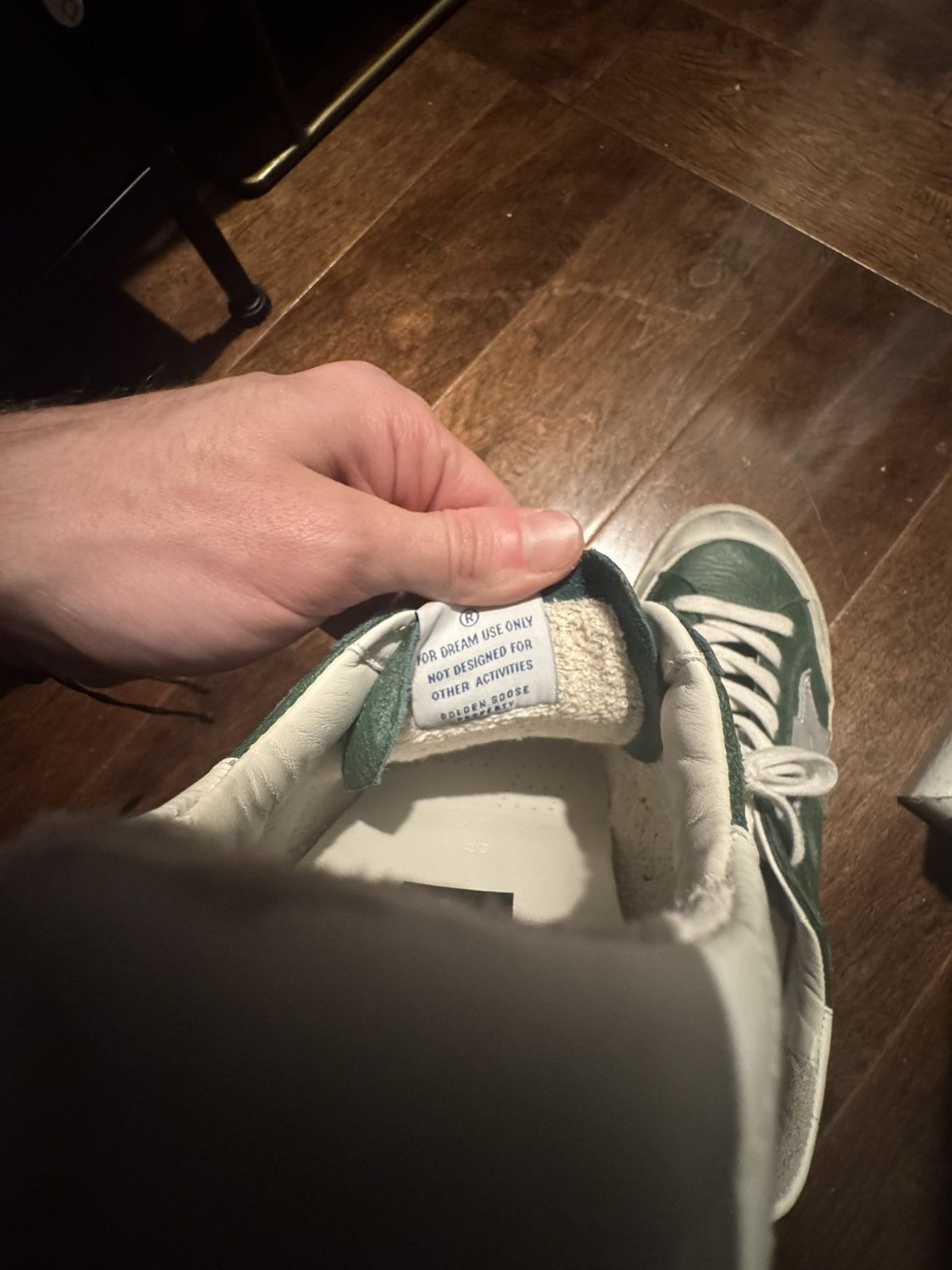 Golden Goose Golden Goose Men's Super-Star green leather and multifoxing Size US 6 / EU 39 - 7 Thumbnail