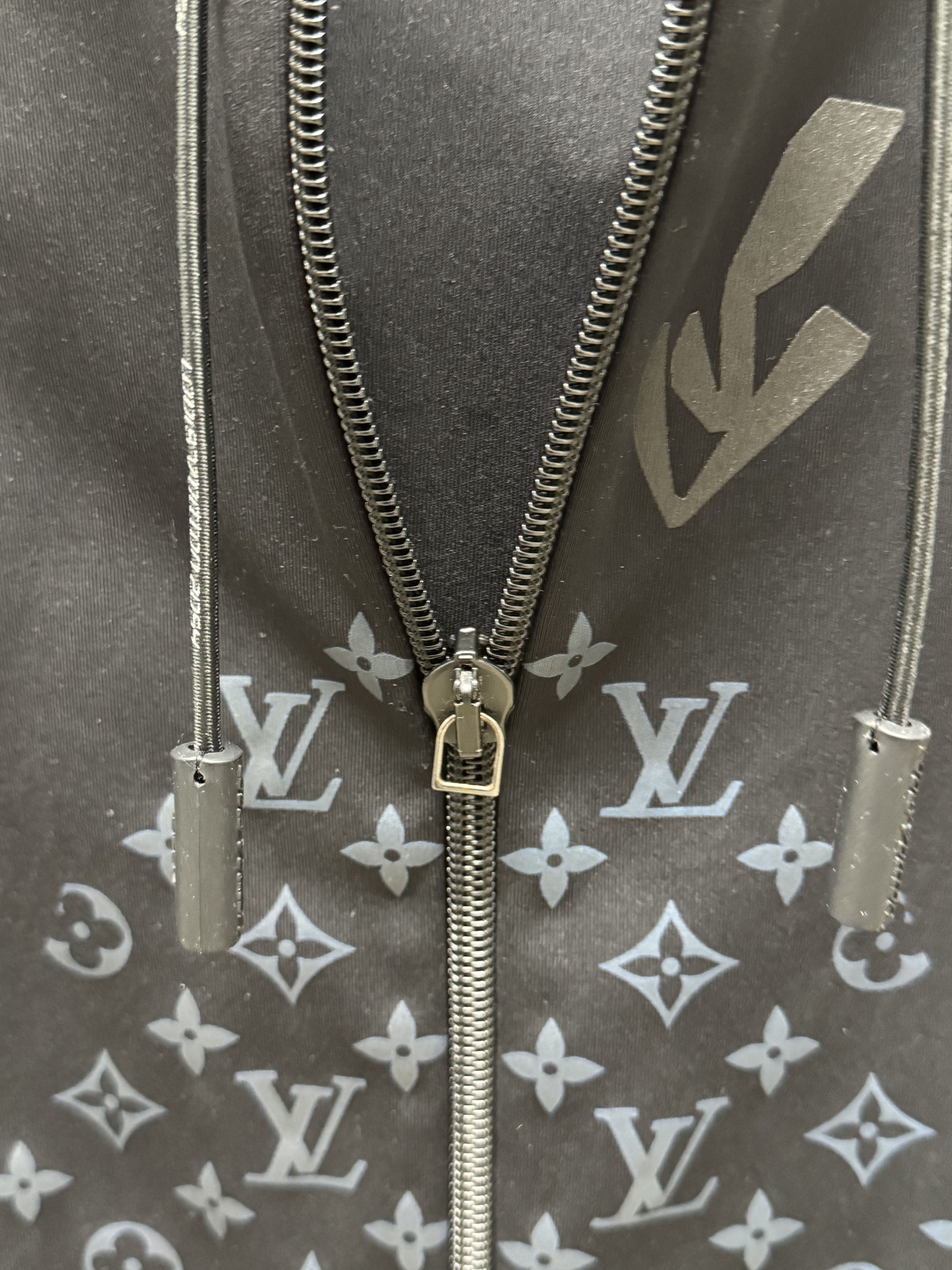 Louis Vuitton Louis Vuitton 2054 Black Heat Changing Monogram Zip Hoodie Size US L / EU 52-54 / 3 - 4 Thumbnail