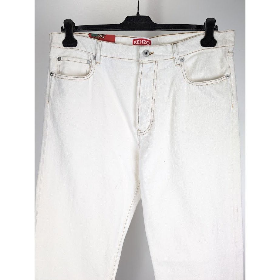 Kenzo o1rshd1 Denim Pant in White Size US 36 / EU 52 - 4 Thumbnail
