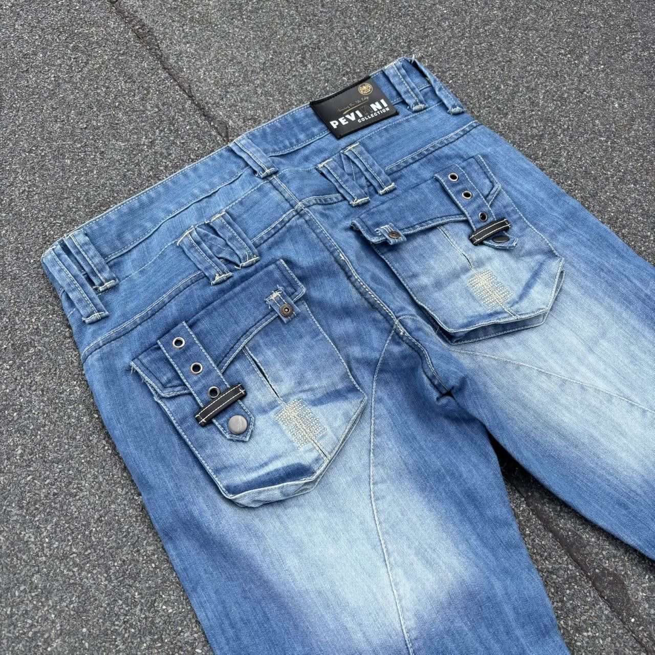 Japanese Brand × Vintage Vintage y2k 90s acid wash japanese archive style jeans Size US 34 / EU 50 - 7 Thumbnail