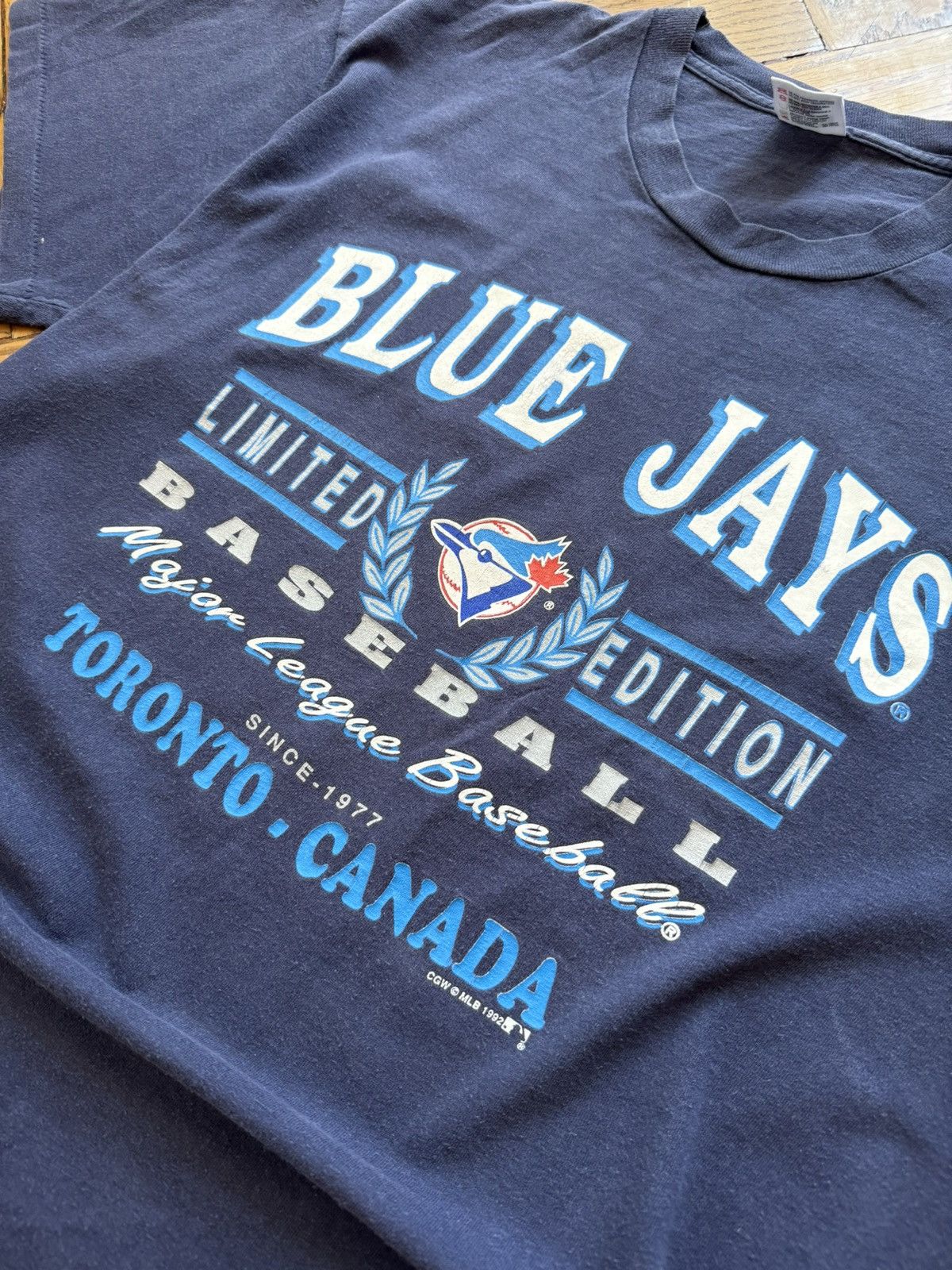 MLB × Vintage Vintage Totonto Blue Jays 1992 Baseball USA 🇺🇸 Tee Size US XL / EU 56 / 4 - 2 Thumbnail