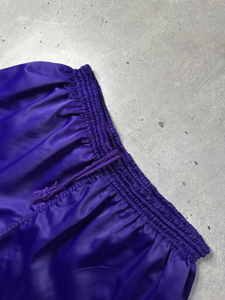 Adidas Vintage Adidas Trefoil Nylon Soccer Shorts Purple 80s Size M Size US 32 / EU 48 - 4 Thumbnail
