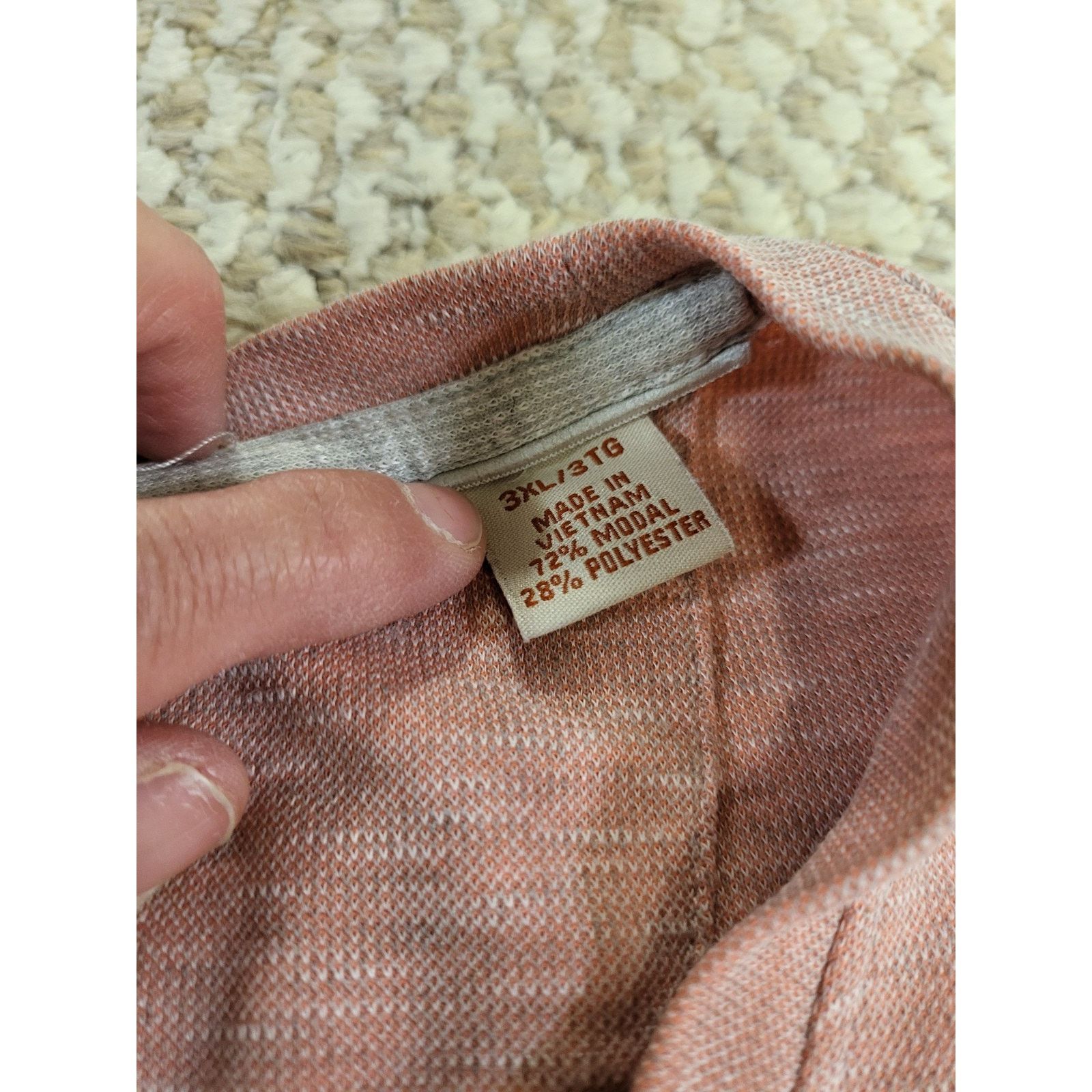 Tommy Bahama Tommy Bahama Men's Pale Pink Short Sleeve T-Shirt Size 3XL Size US XXL / EU 58 / 5 - 4 Thumbnail