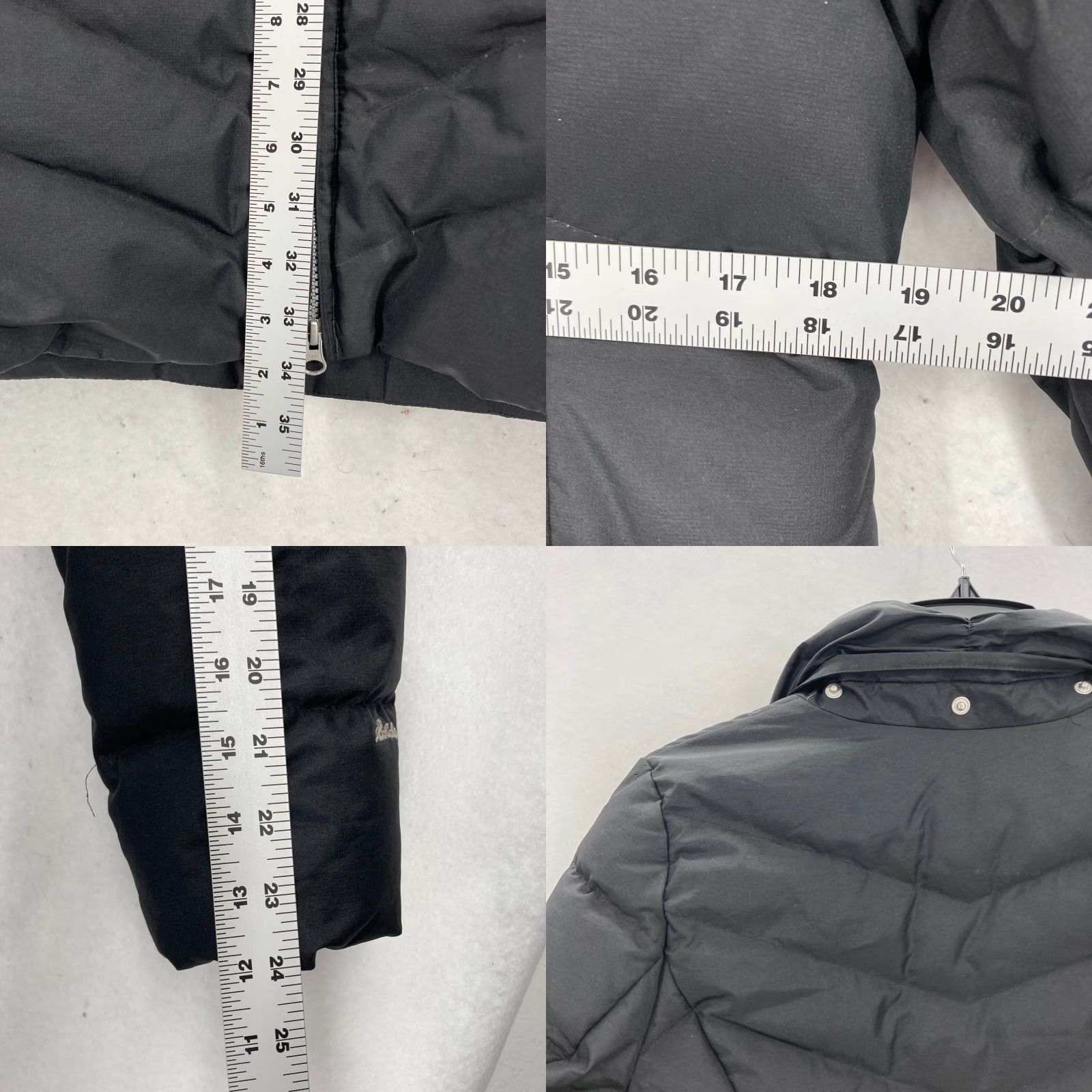 Eddie Bauer Eddie Bauer Goose Down Puffer Jacket Women's Small Black Quilted Utility Pocket Jacket Size S / US 4 / IT 40 - 8 Thumbnail