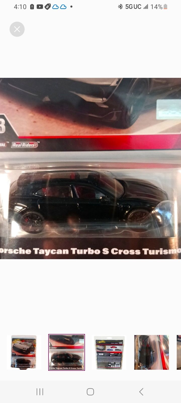 Other PORSCHE TAYCAN TURBO S CROSS TURISMO Hot WHeeLs PREMIUM Size ONE SIZE - 2 Thumbnail