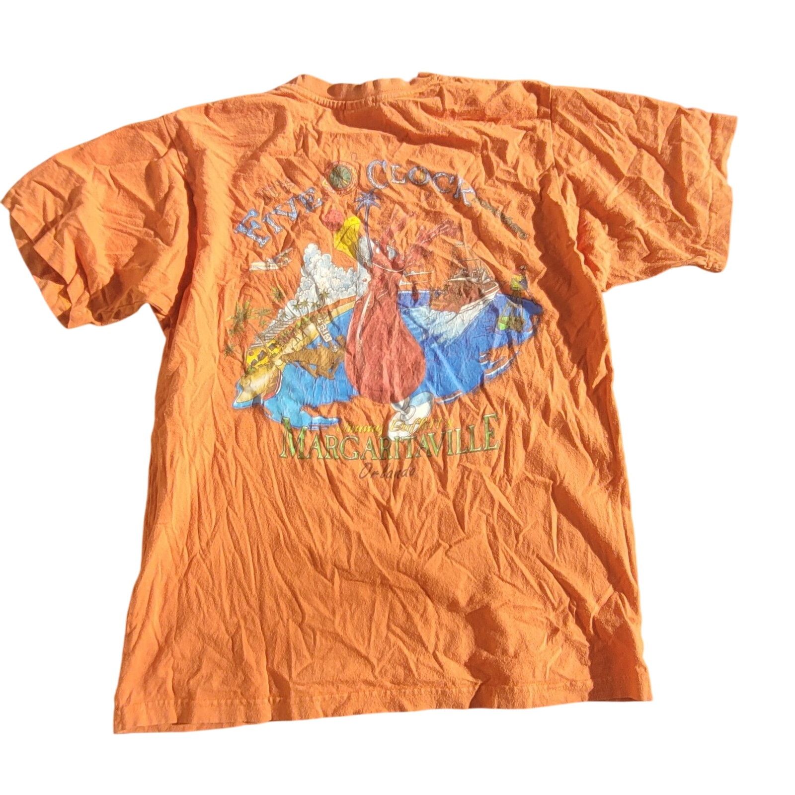 Other Vtg Y2k Jimmy Buffet Margaritaville tee shirt 5 somewhere Size US M / EU 48-50 / 2 - 1 Thumbnail