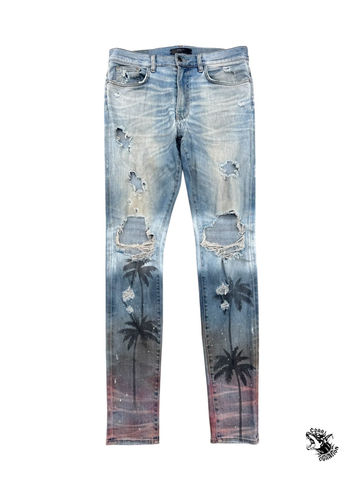 Amiri Amiri night palm denim Size US 34 / EU 50 - 1 Thumbnail