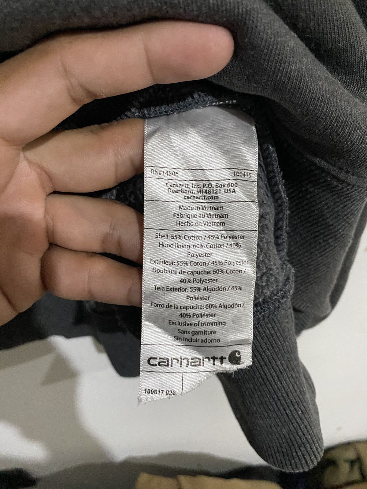 Carhartt Carhartt Rain Defender Qzip Loose Fit Grey Size US XL / EU 56 / 4 - 6 Thumbnail
