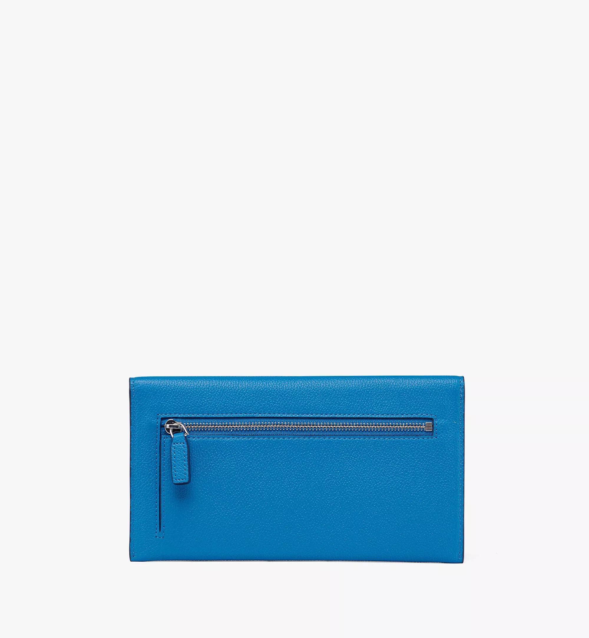 MCM o1mt1gz1224 Size: OS / Large Fold Wallet in Blue Size ONE SIZE - 3 Thumbnail