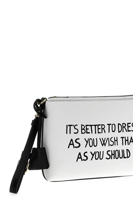 Moschino MOSCHINO White Clutch New & Authentic Size ONE SIZE - 3 Thumbnail