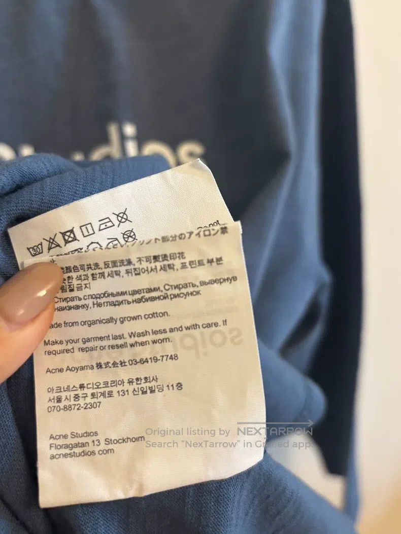 Acne Studios Acne Studios Long-Sleeve Hoodie Size US S / EU 44-46 / 1 - 4 Thumbnail