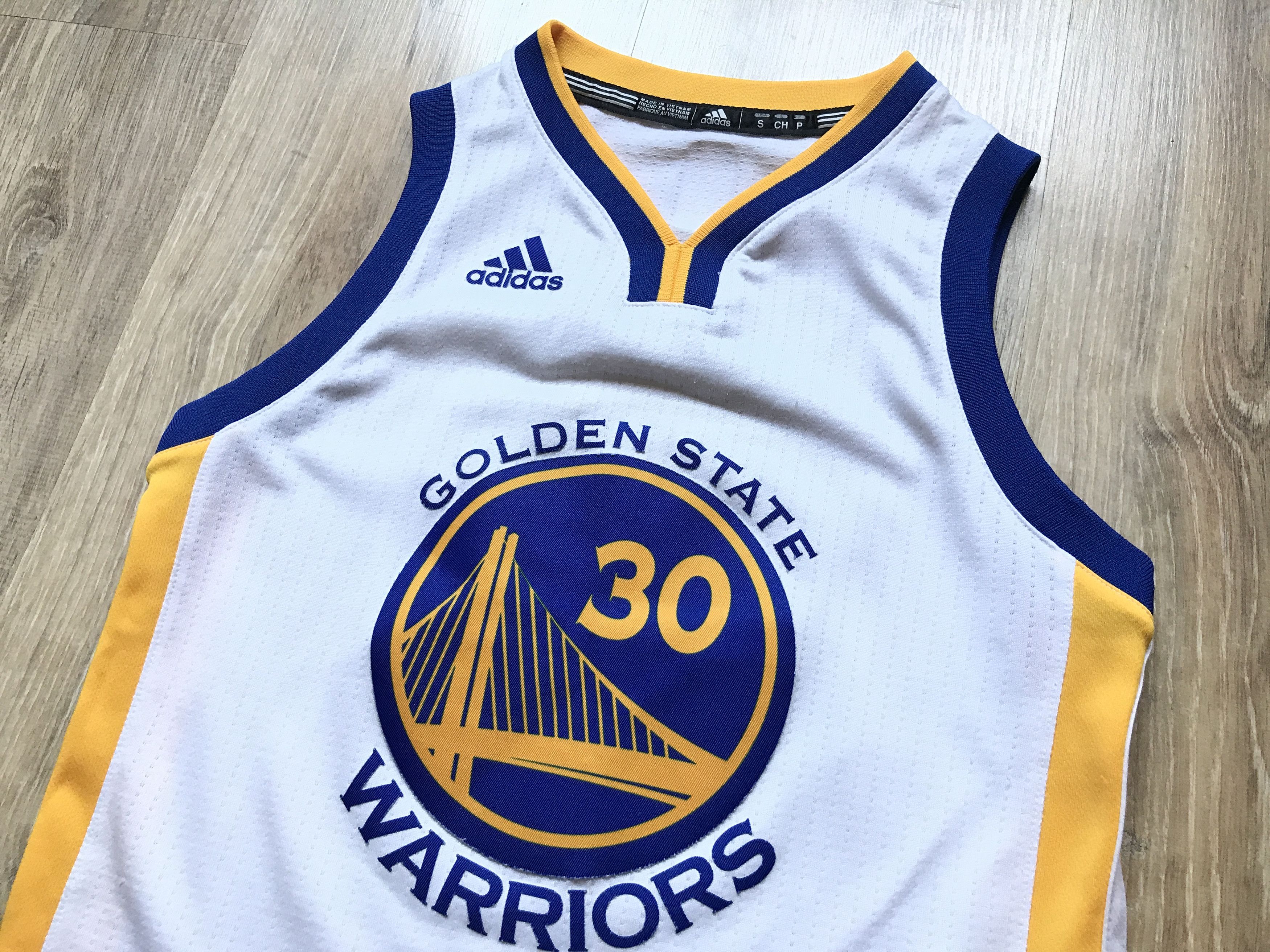 Adidas × NBA × Vintage NBA Golden State Warriors Stephen Curry #30 Kids Jersey Size US XXS / EU 40 - 2 Thumbnail