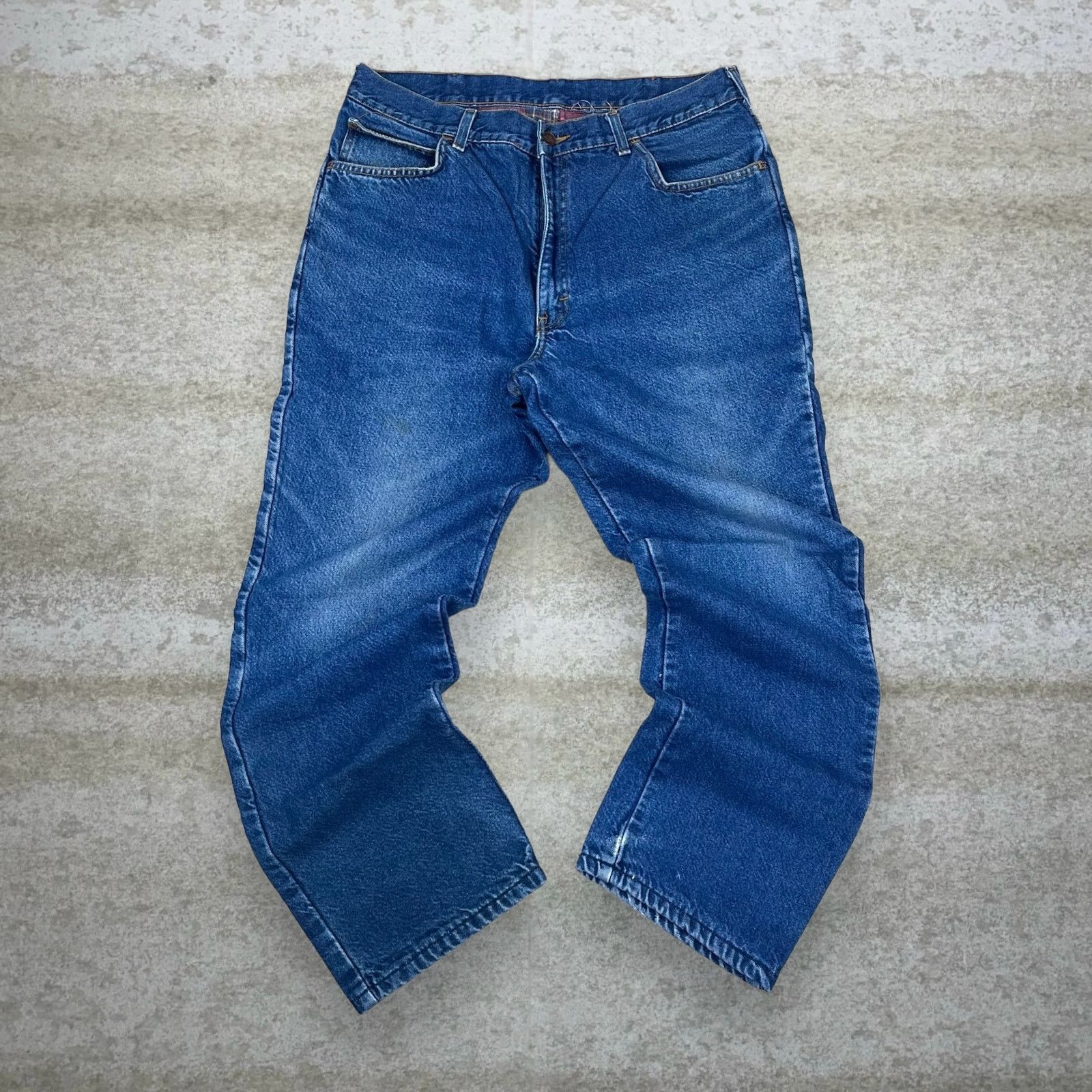 Dickies Vintage 90s Dickies Jeans 34x30 Relaxed Medium Wash Denim Size US 34 / EU 50 - 2 Thumbnail