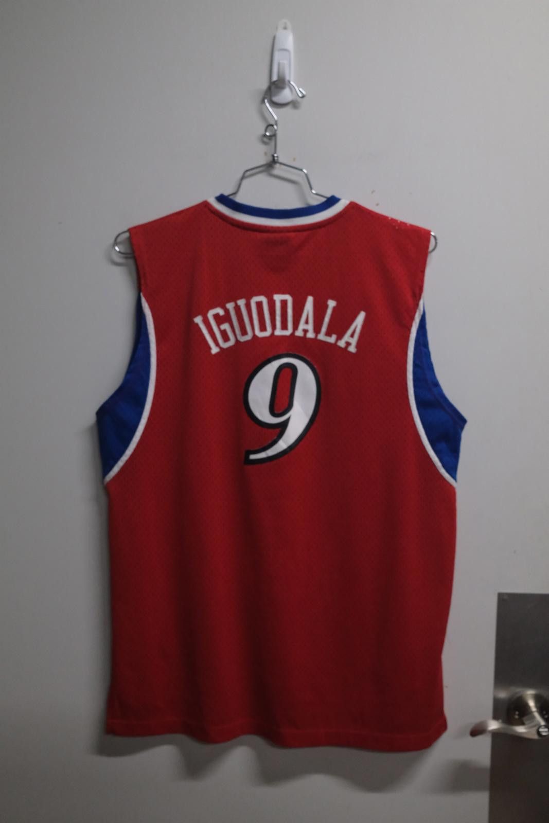 Adidas Adidas Philadelphia 76ers Iguodala #9 Basketball Jersey Size ONE SIZE - 2 Thumbnail