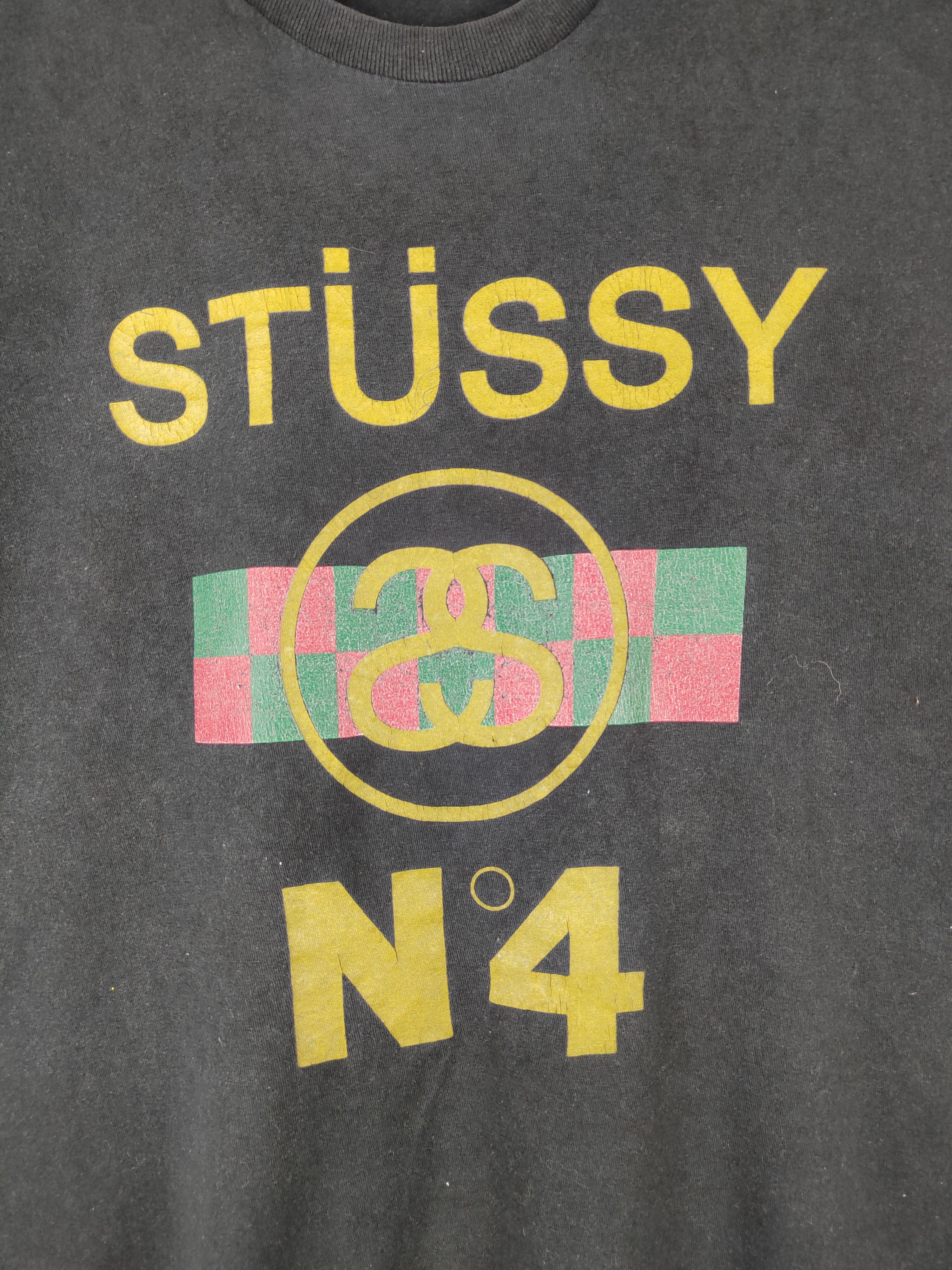 Stussy Stussy Black Faded Sleeveless vintage worn tee #S2045 Size US XL / EU 56 / 4 - 3 Thumbnail