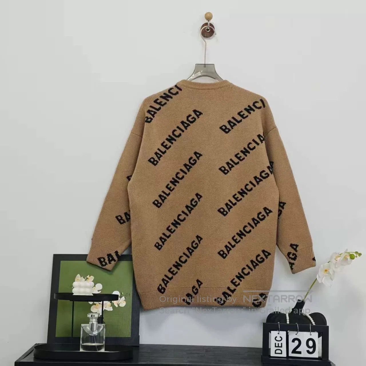 Balenciaga Balenciaga Logo Knit Sweater Size Small. Size US S / EU 44-46 / 1 - 2 Thumbnail