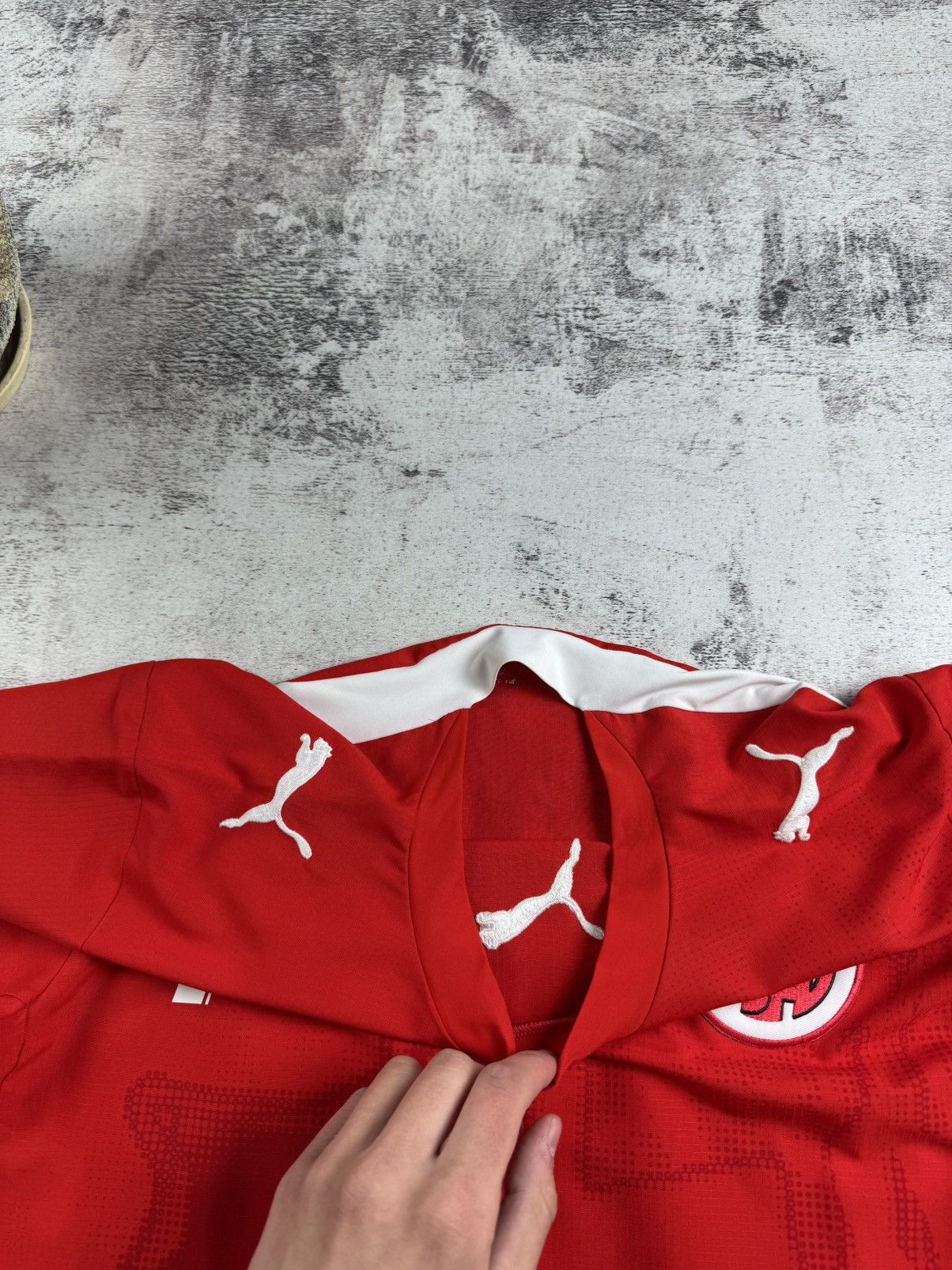Puma Switzerland Swiss 2006/2008 Vintage #10 Pascal Red Soccer Football Shirt Jersey Size US S / EU 44-46 / 1 - 11 Thumbnail