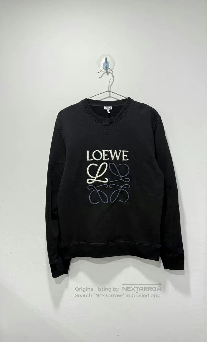Loewe Loewe Embroidered logo sweatshirt Size S / US 4 / IT 40 - 1 Thumbnail
