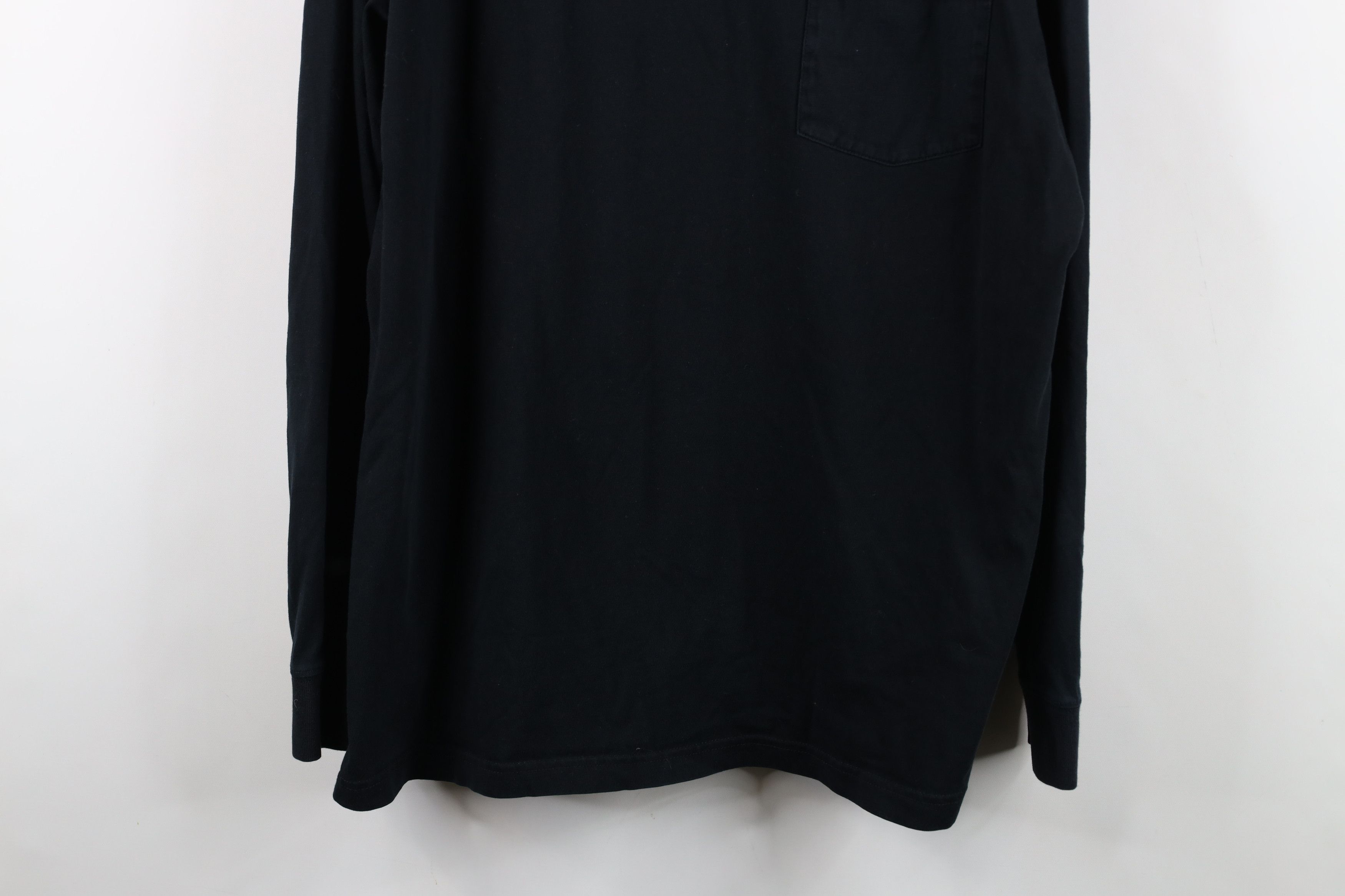 Eddie Bauer Vintage Y2K Eddie Bauer Pocket Long Sleeve T-Shirt Black Size US L / EU 52-54 / 3 - 3 Thumbnail