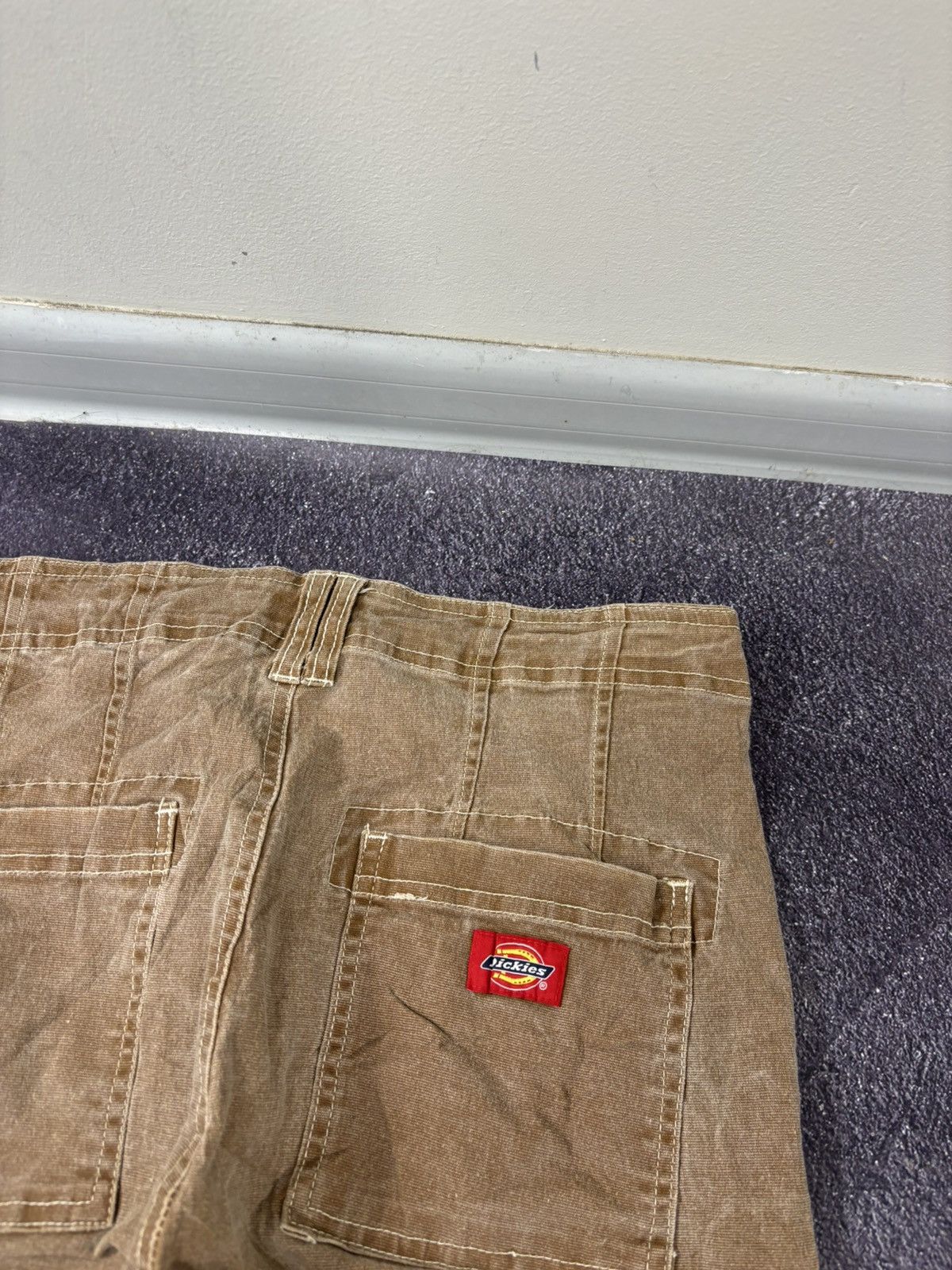 Dickies × Vintage Vintage Dickies Y2K American Hype Brown Utility Cargo Pants Size US 30 / EU 46 - 7 Thumbnail
