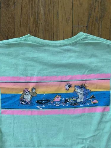 Vintage Vintage 80' T&C Surf Design It’s A Jungle Out There T-shirt Size US L / EU 52-54 / 3 - 5 Thumbnail