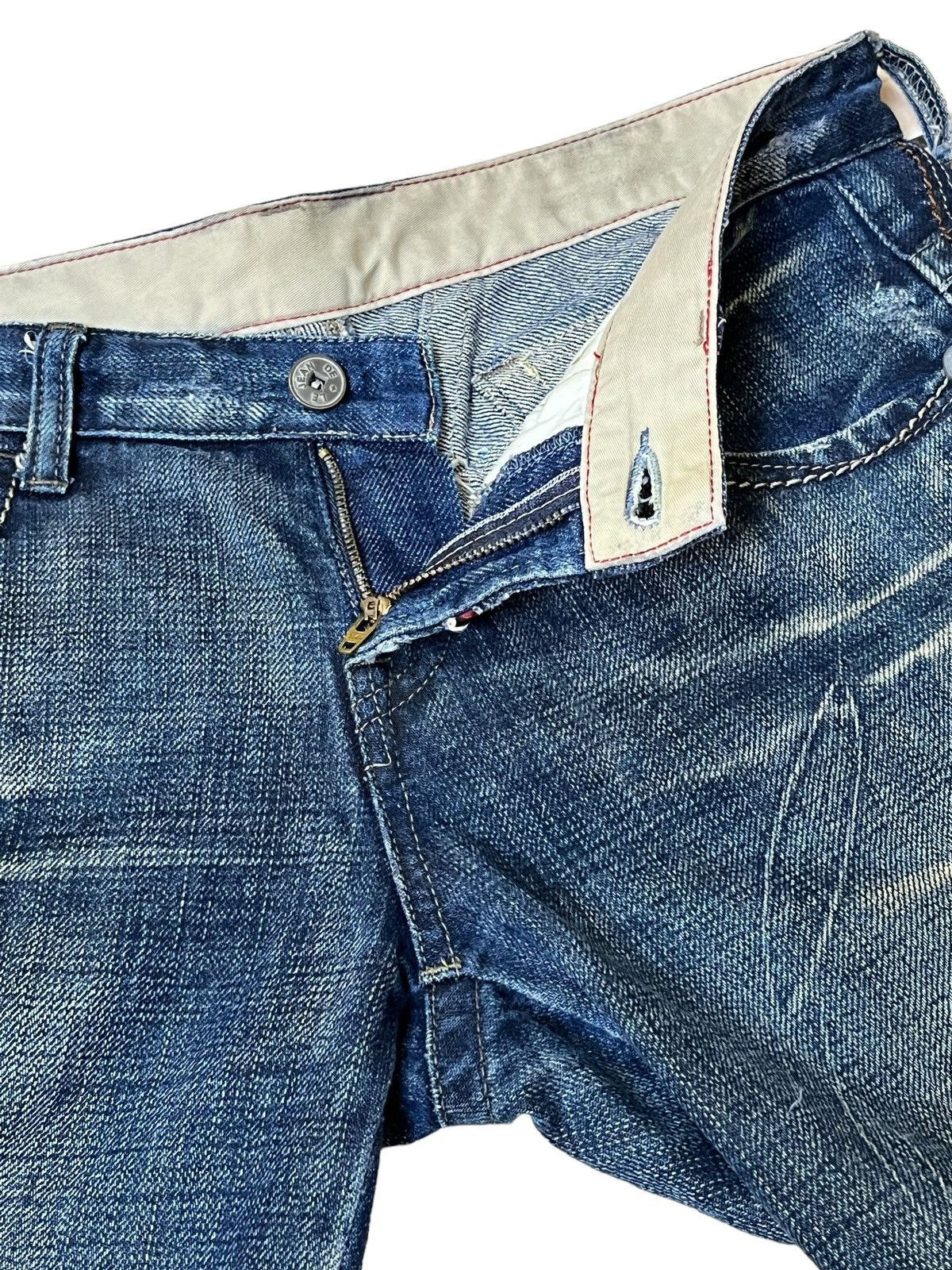 Marithe + Francois Girbaud SICK🔥MARITHE FRANCOIS GIRBAUD LOW RISE SHORT DENIM PANT Size US 32 / EU 48 - 8 Thumbnail