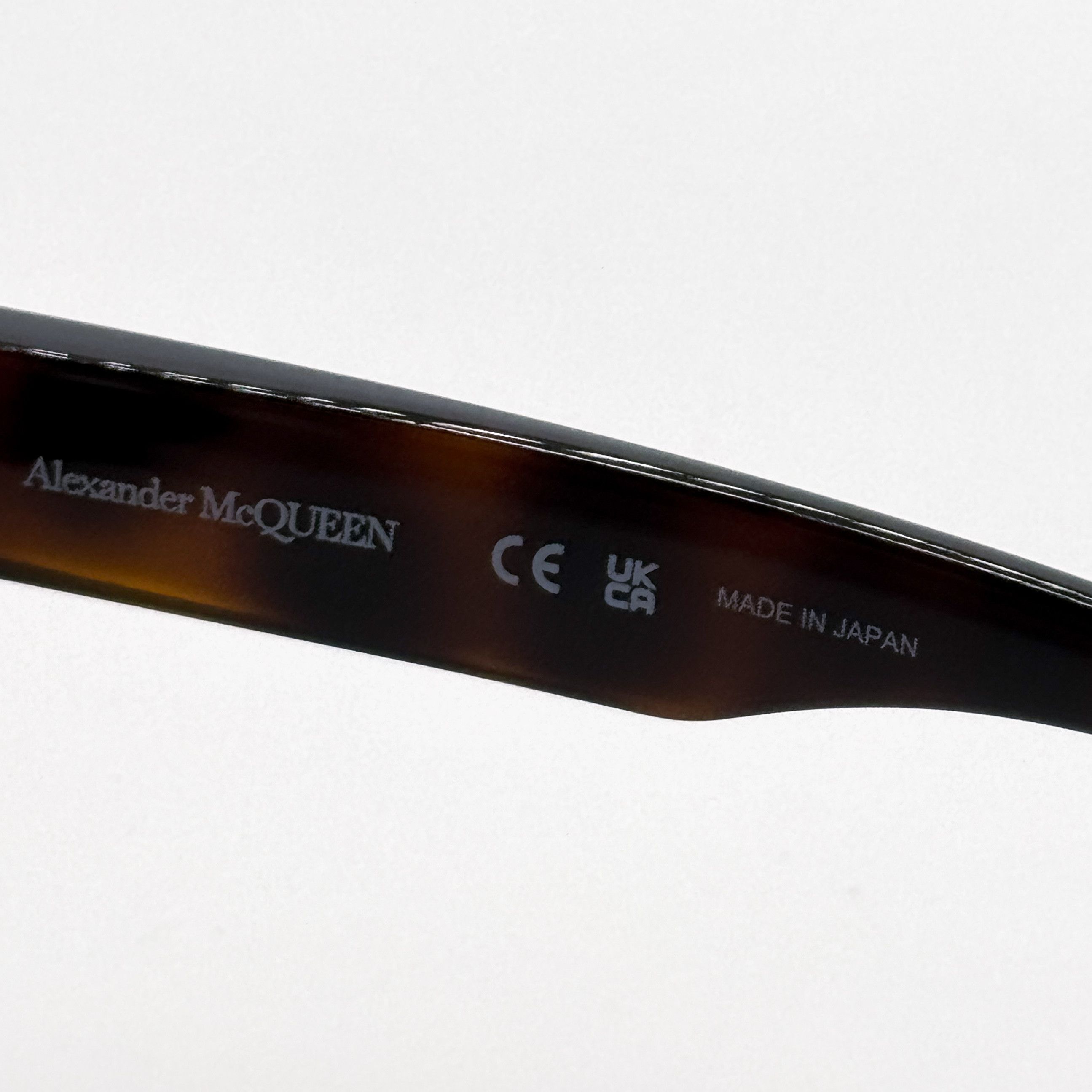 Alexander McQueen NEW ALEXANDER MCQUEEN AM0430S 005 MEN HAVANA SUNGLASSES Size ONE SIZE - 8 Thumbnail