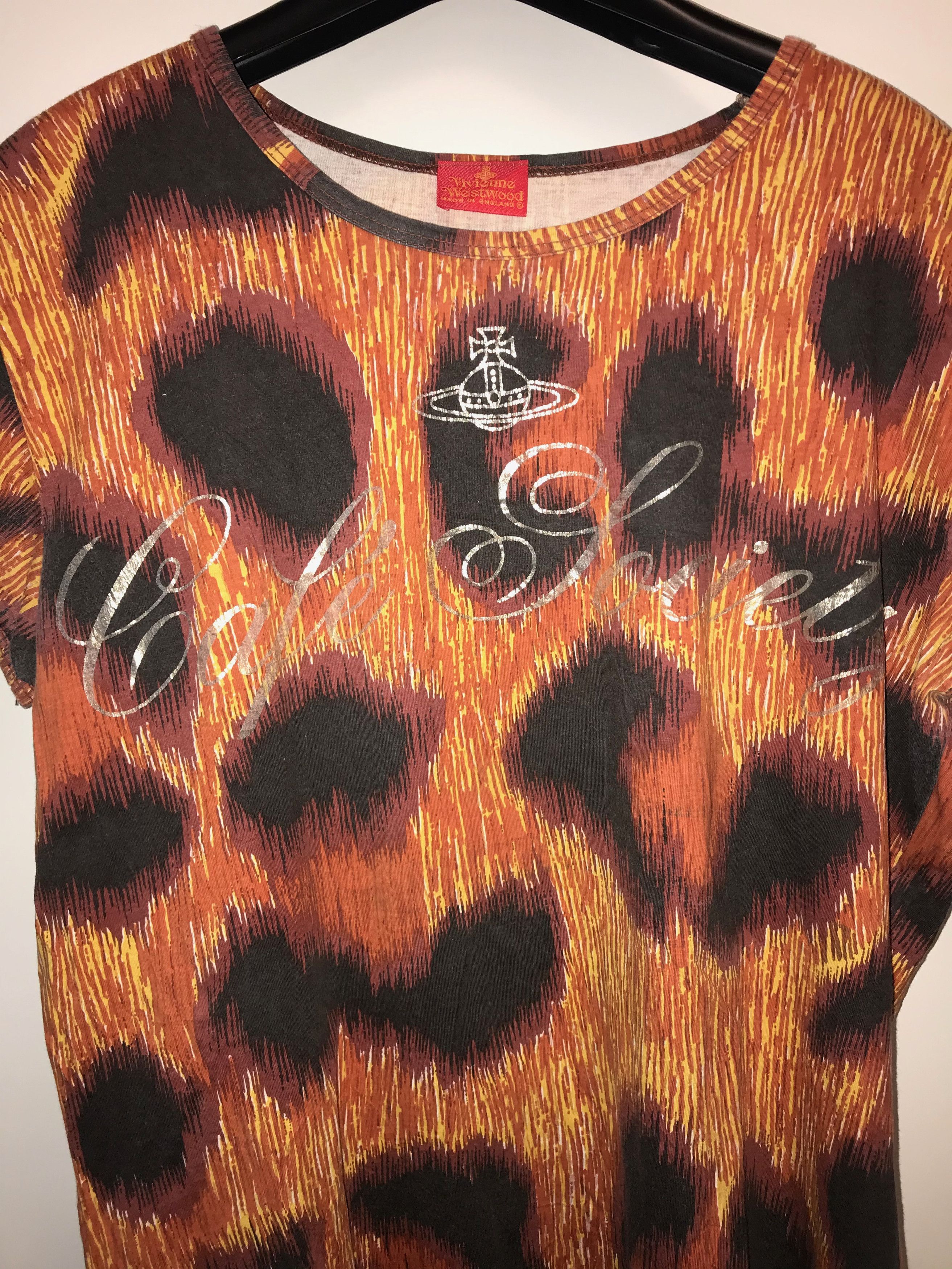 Vivienne Westwood cafe' society 1994 animalier gigantic print tee Size XL / US 12-14 / IT 48-50 - 3 Thumbnail