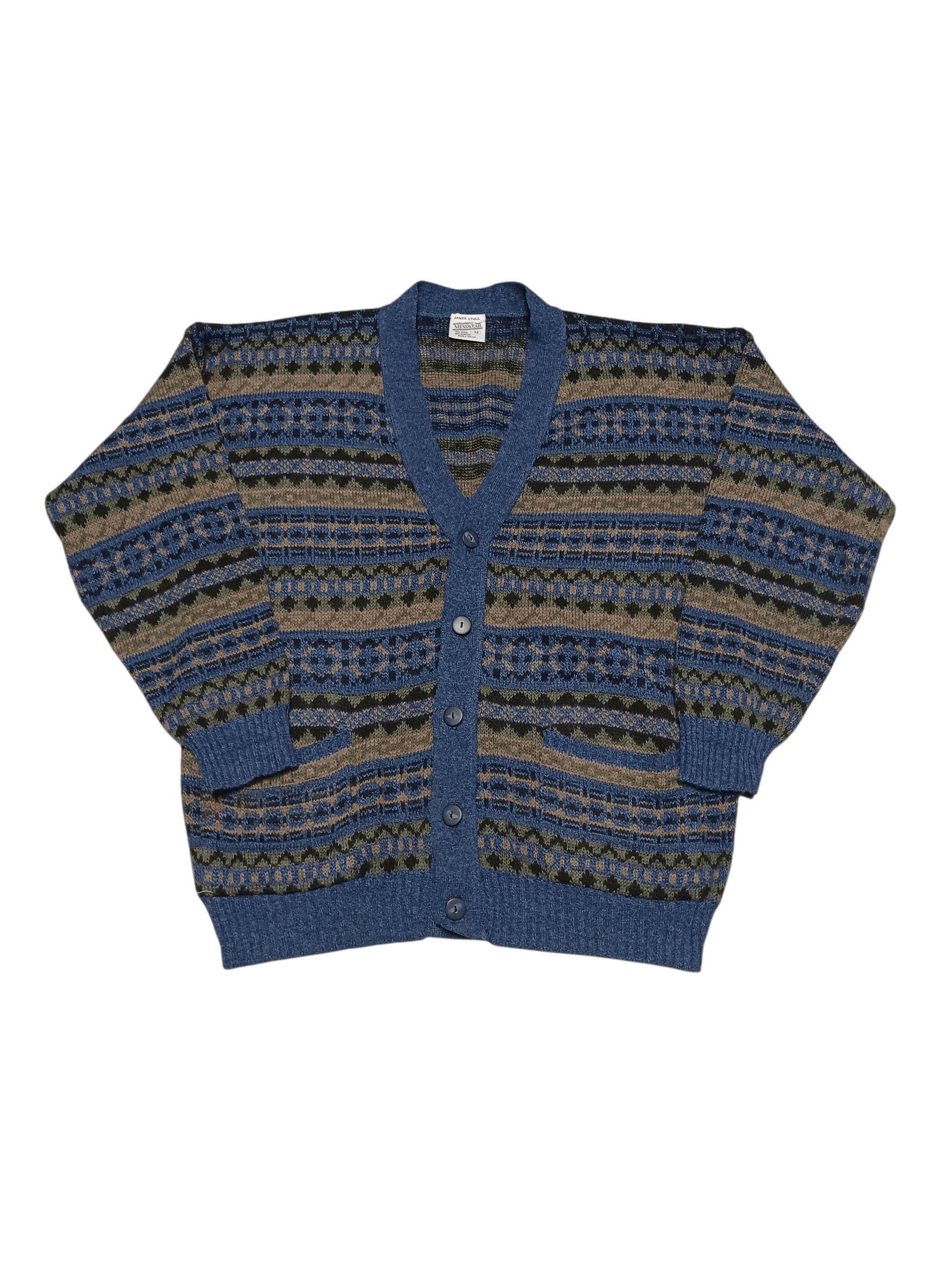 Other VINTAGE MADE IN UK 80S 90S OLDMONEY LUXURY CARDIGAN Size US M / EU 48-50 / 2 - 1 Thumbnail
